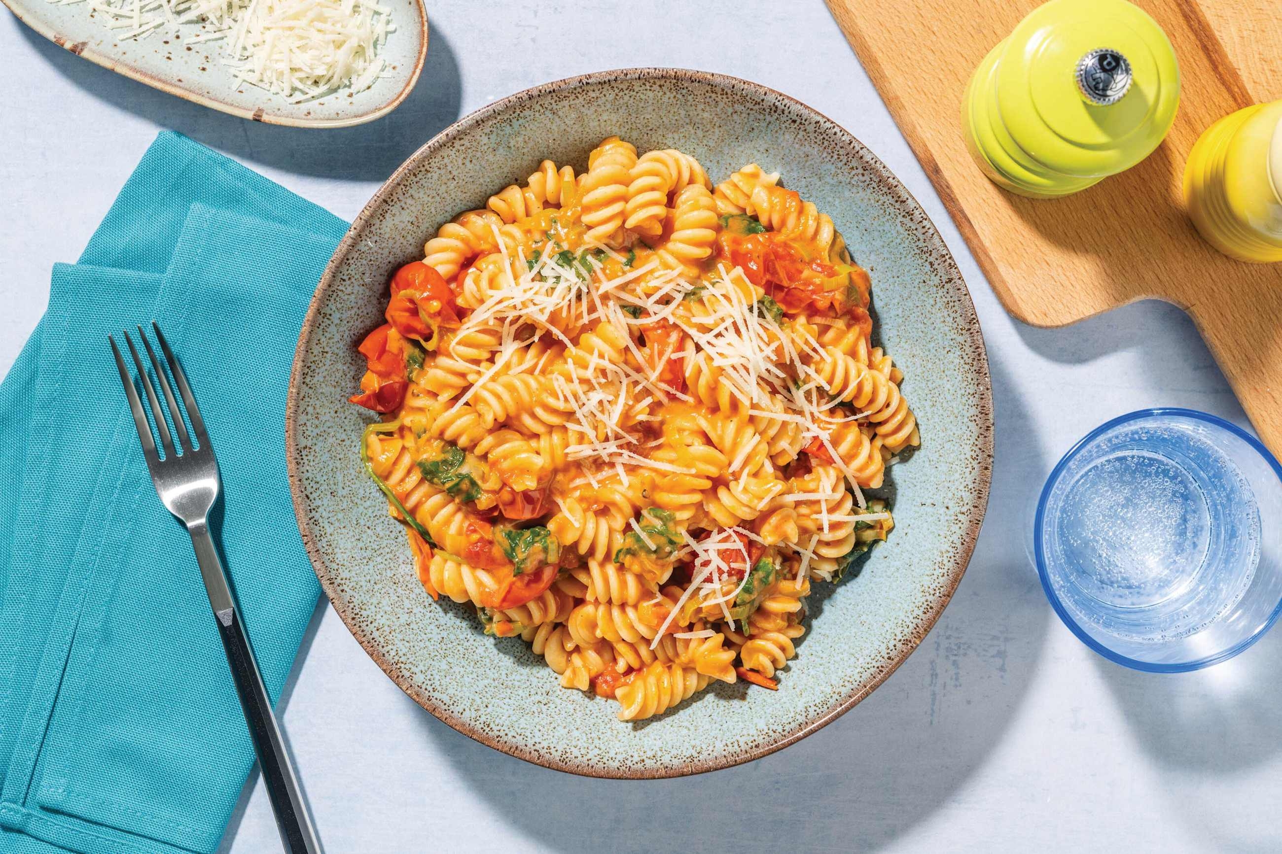 HelloHero: Saucy Mediterranean Fusilli