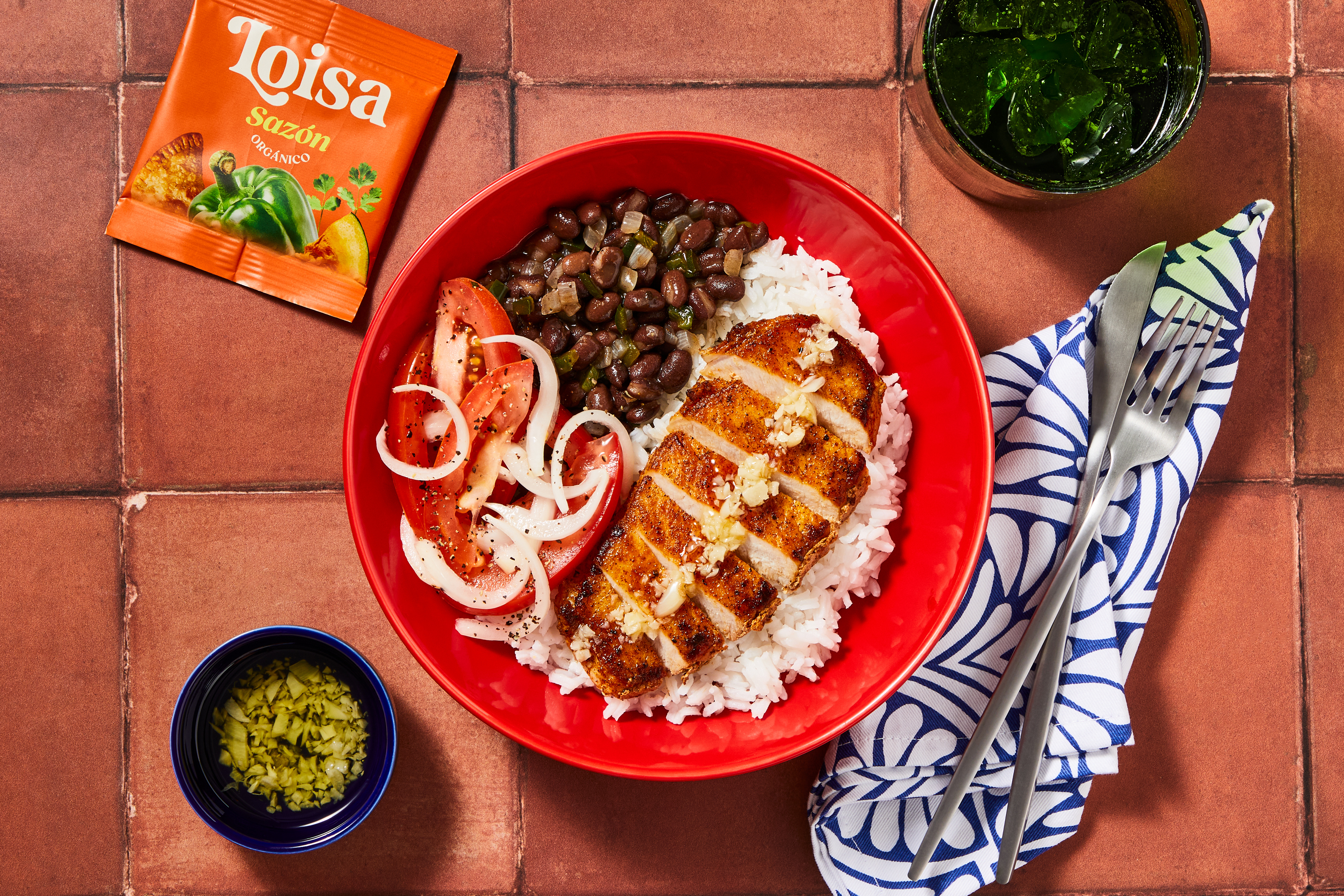 Cuban-Style Sazón Pork Chops