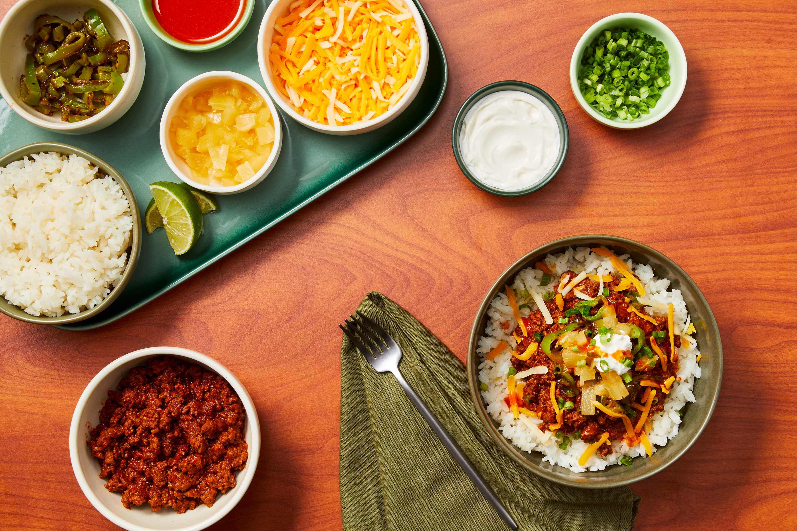 Loaded Cantina Tofu & Rice Bar