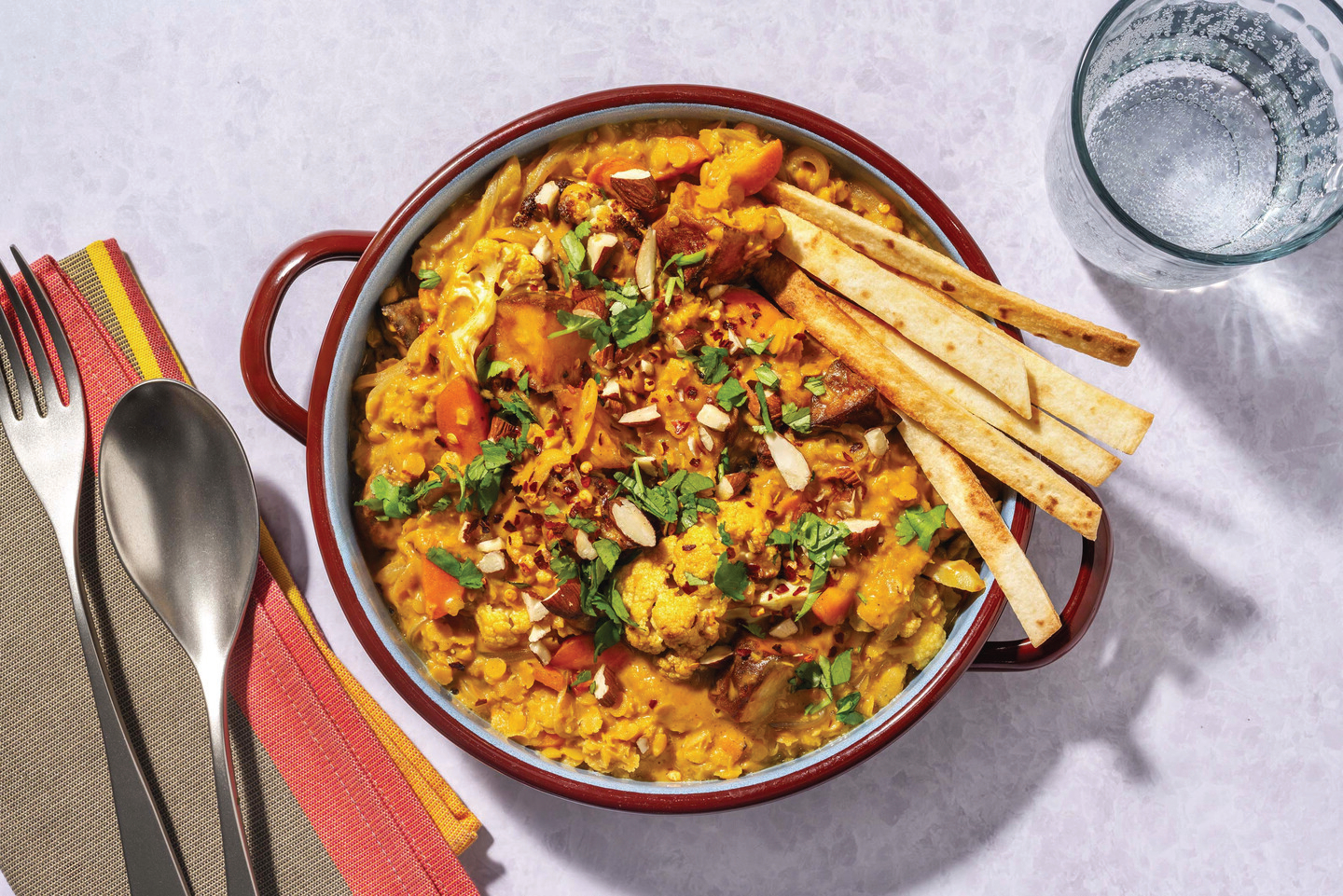 Indian Potato & Cauliflower Dhal