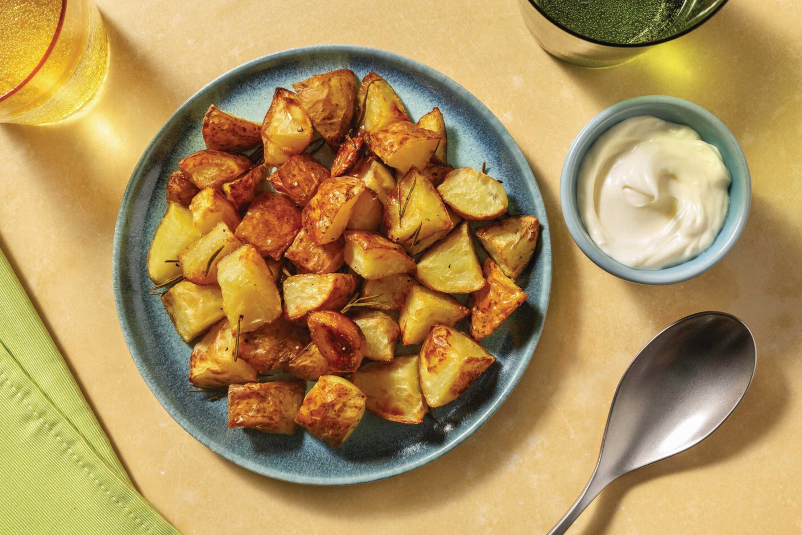 Crispy Twice-Cooked Potatoes