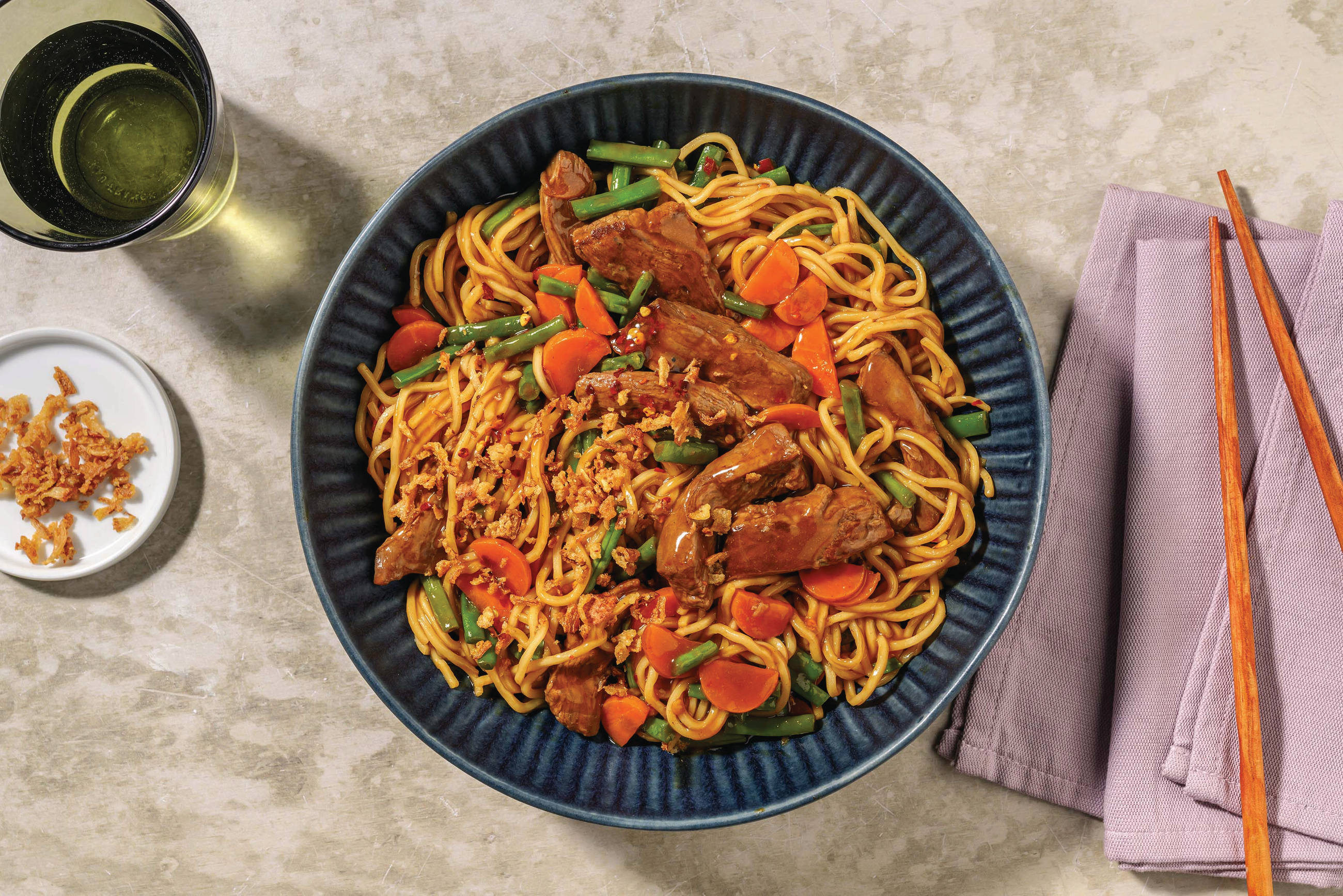 Sweet Chilli Beef Noodle Stir-Fry