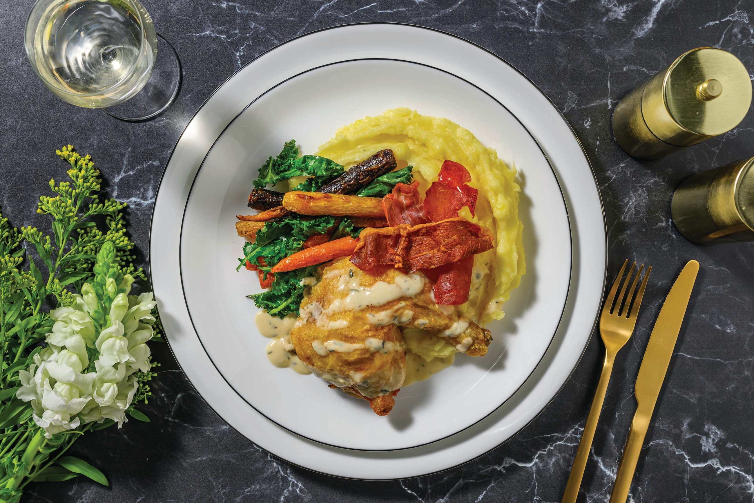 Roast Chicken & Crispy Prosciutto