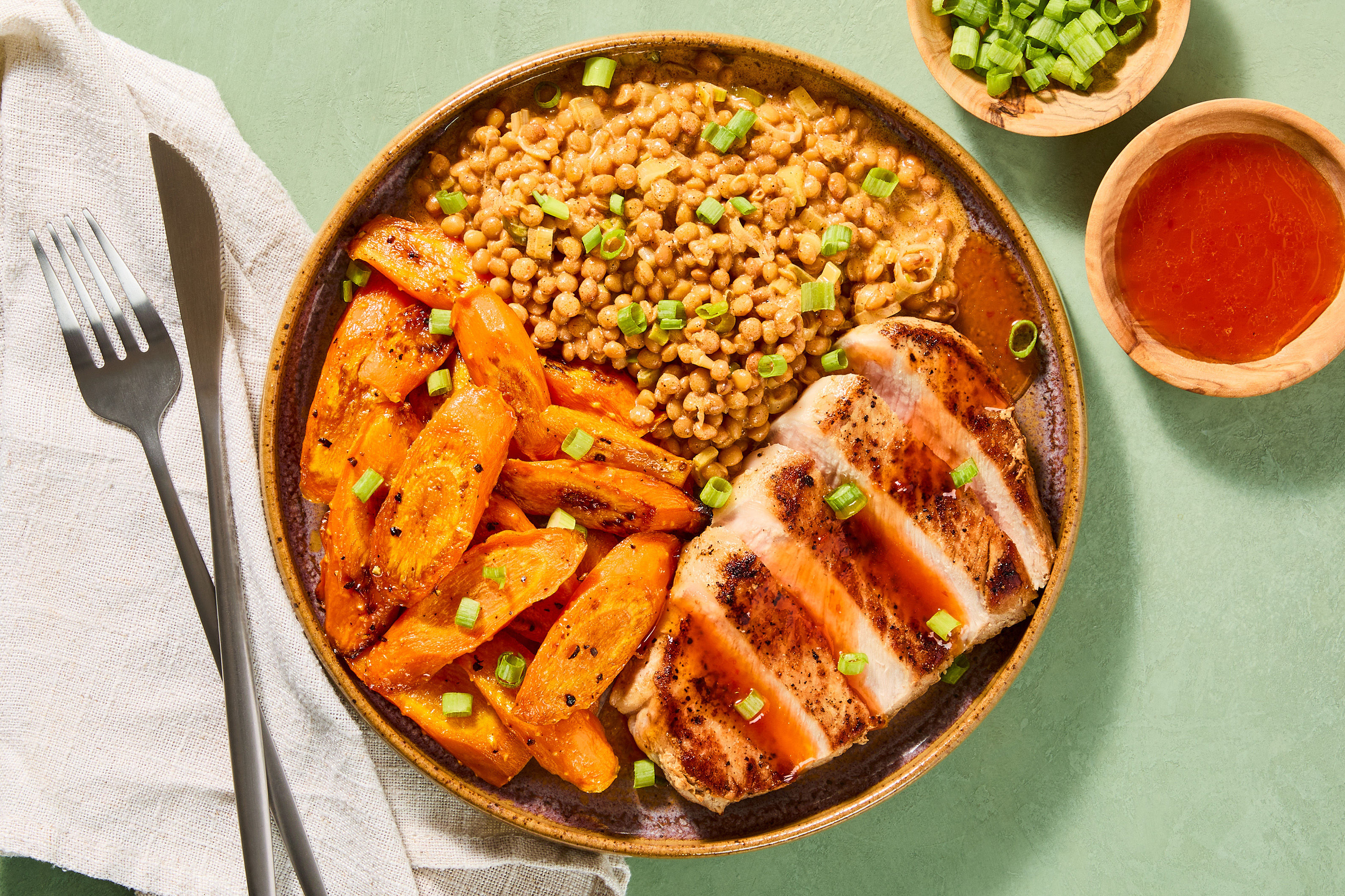 Pork Chops with Pepper Jam Pan Sauce