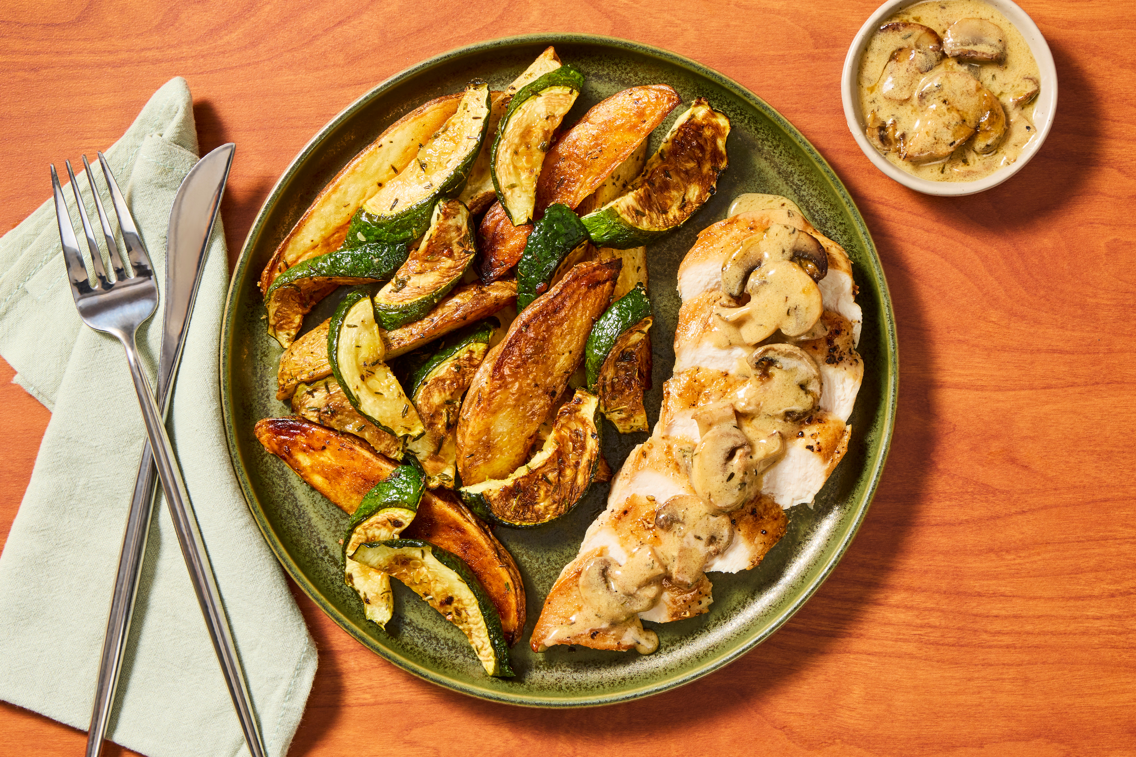 Creamy Dijon Chicken & Mushrooms