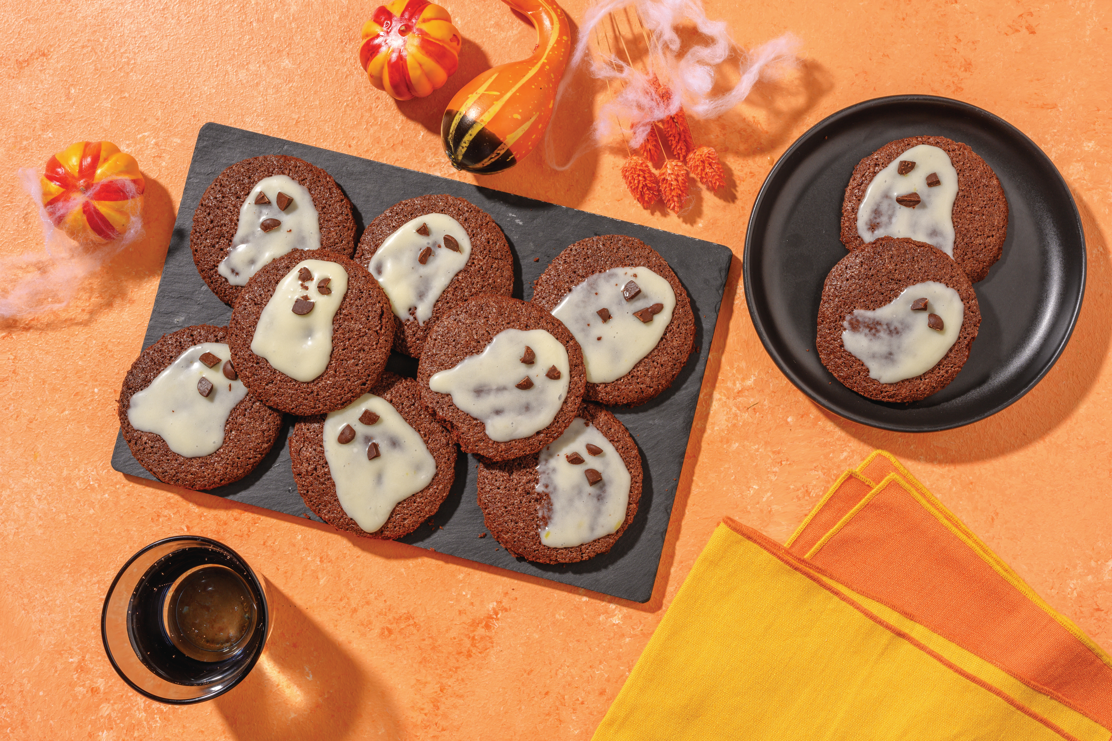Ghost Brownie Cookies