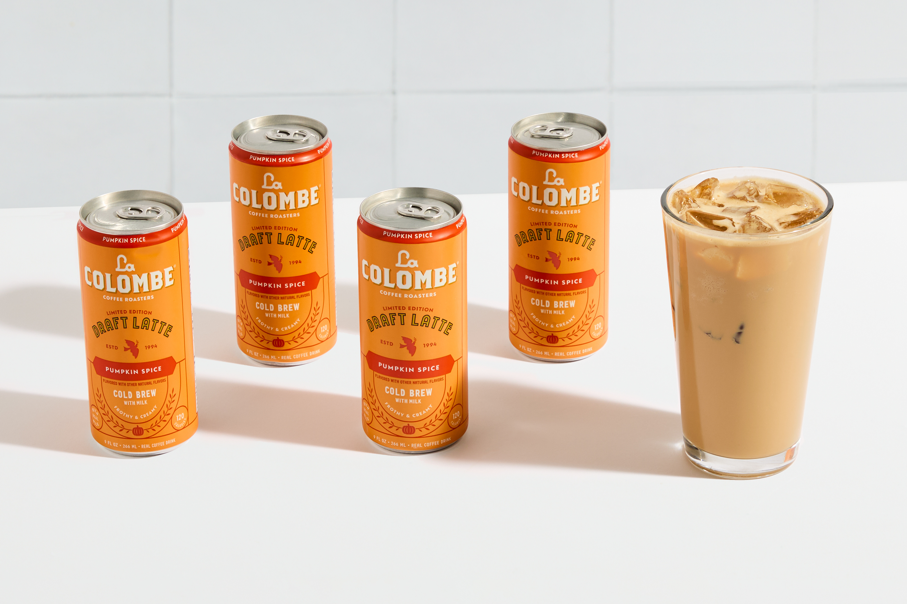 La Colombe Pumpkin Spice Draft Lattes