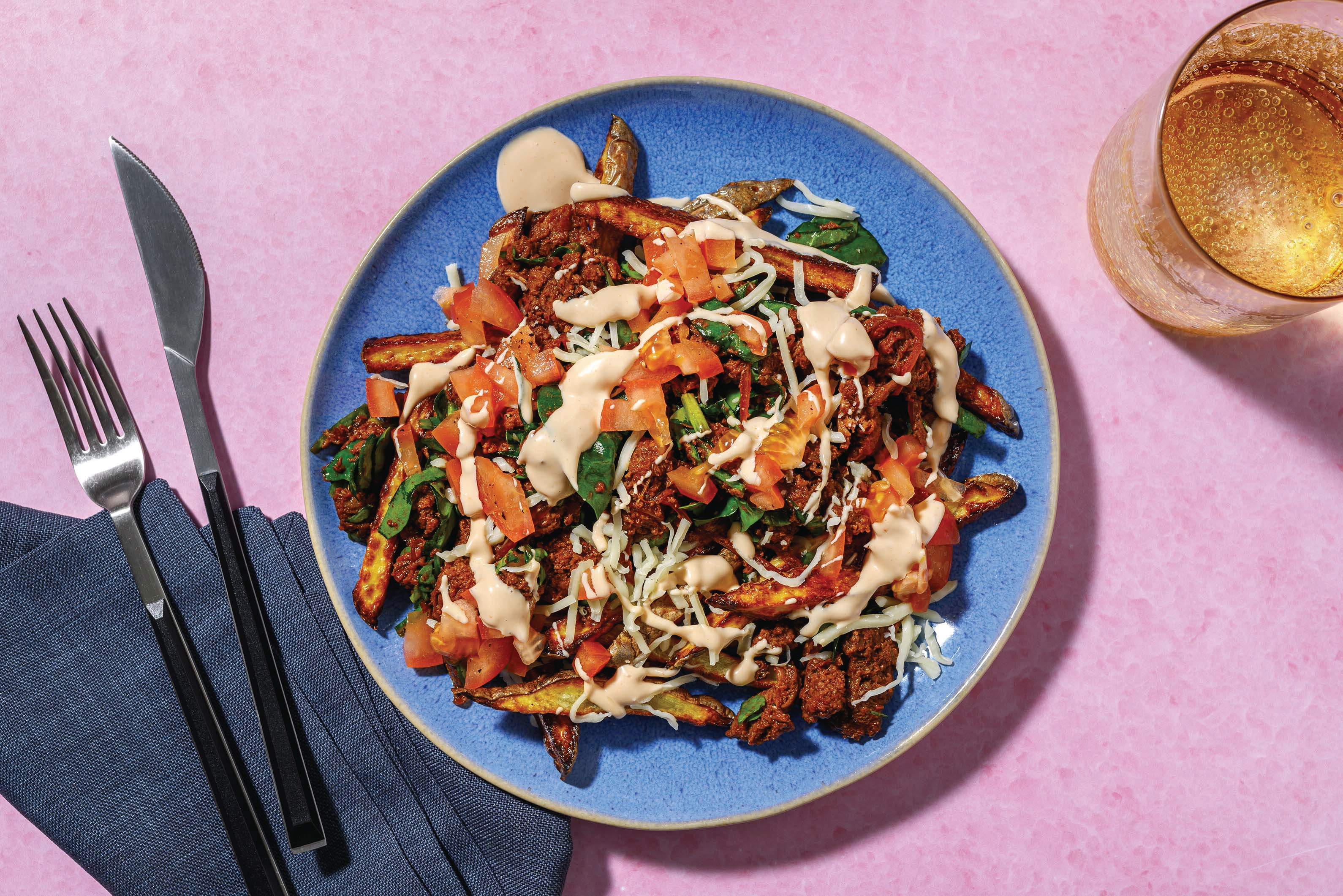 Beef Brisket Loaded Fries