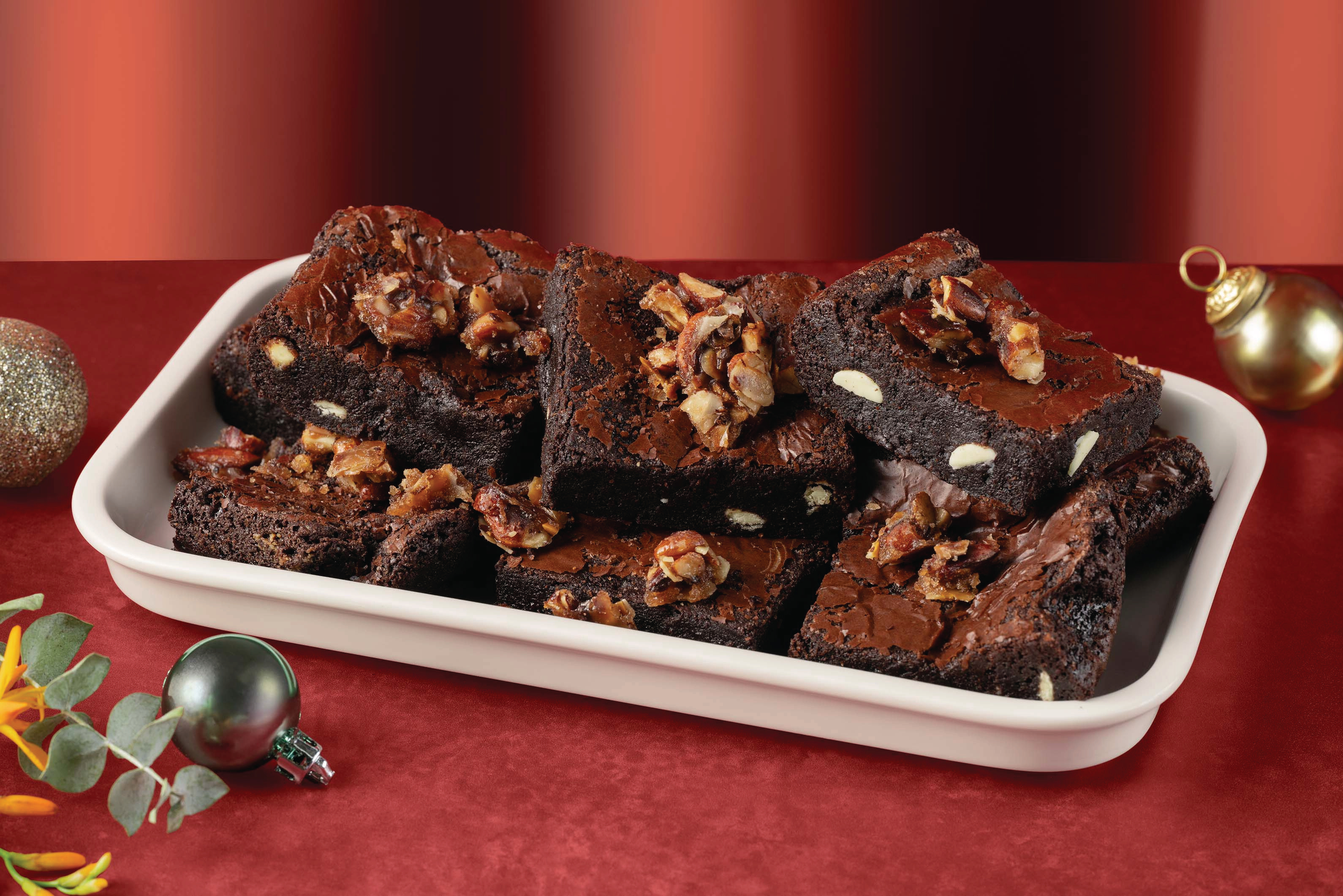 White Choc-Chip Brownies