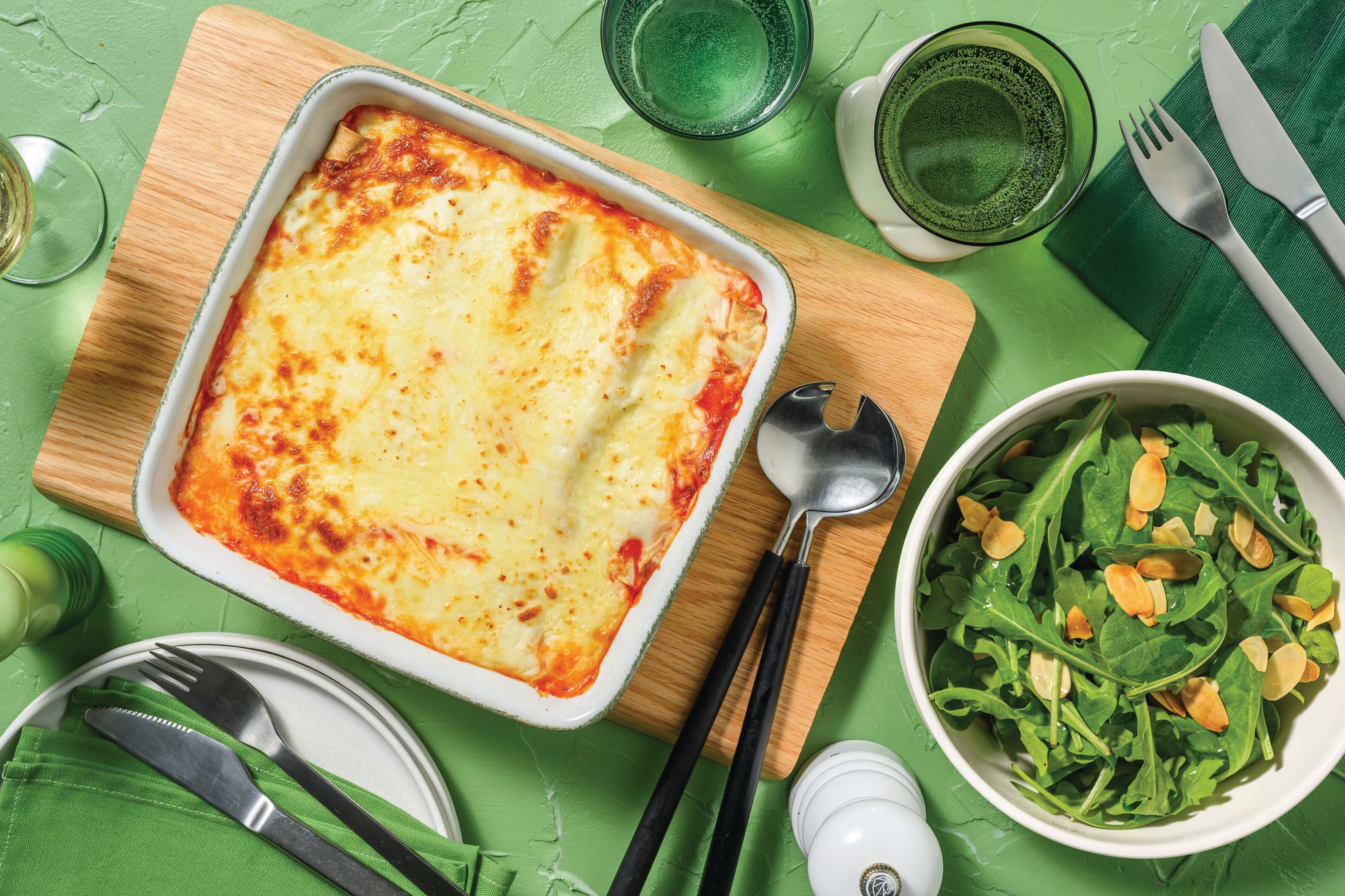Herby Beef & Mushroom Cannelloni