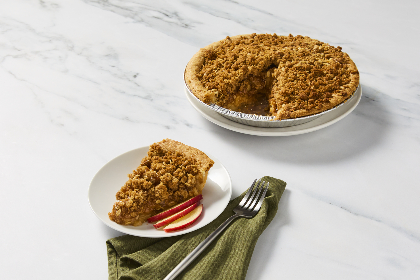 Apple Crumb Pie