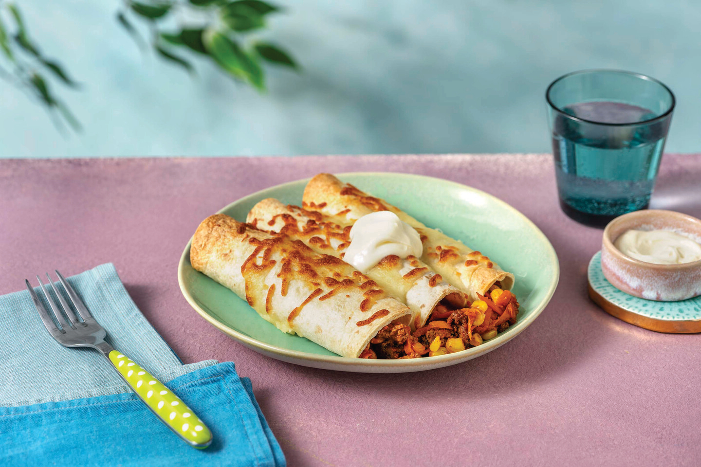 Cheesy Beef Enchiladas