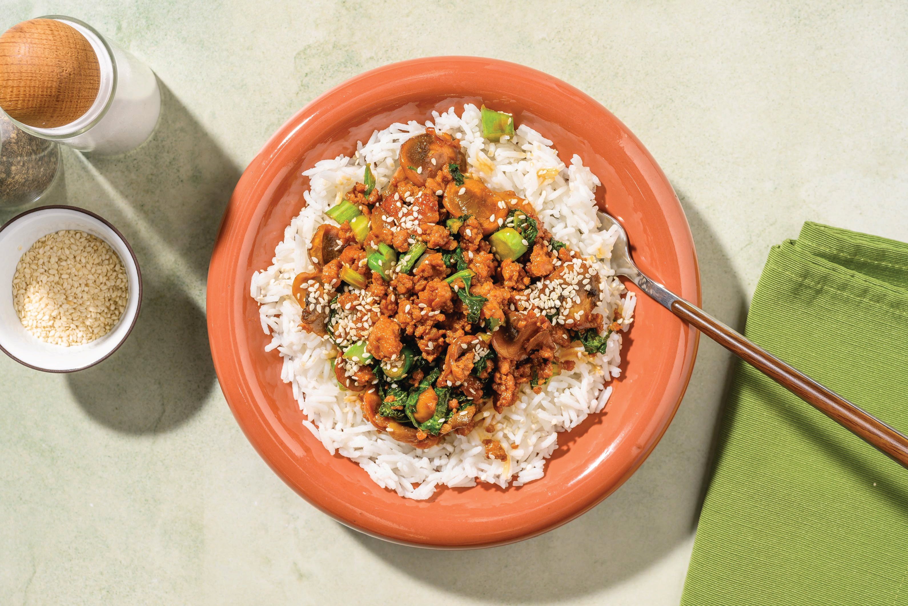 Easy Miso Pork & Mushroom Stir-Fry