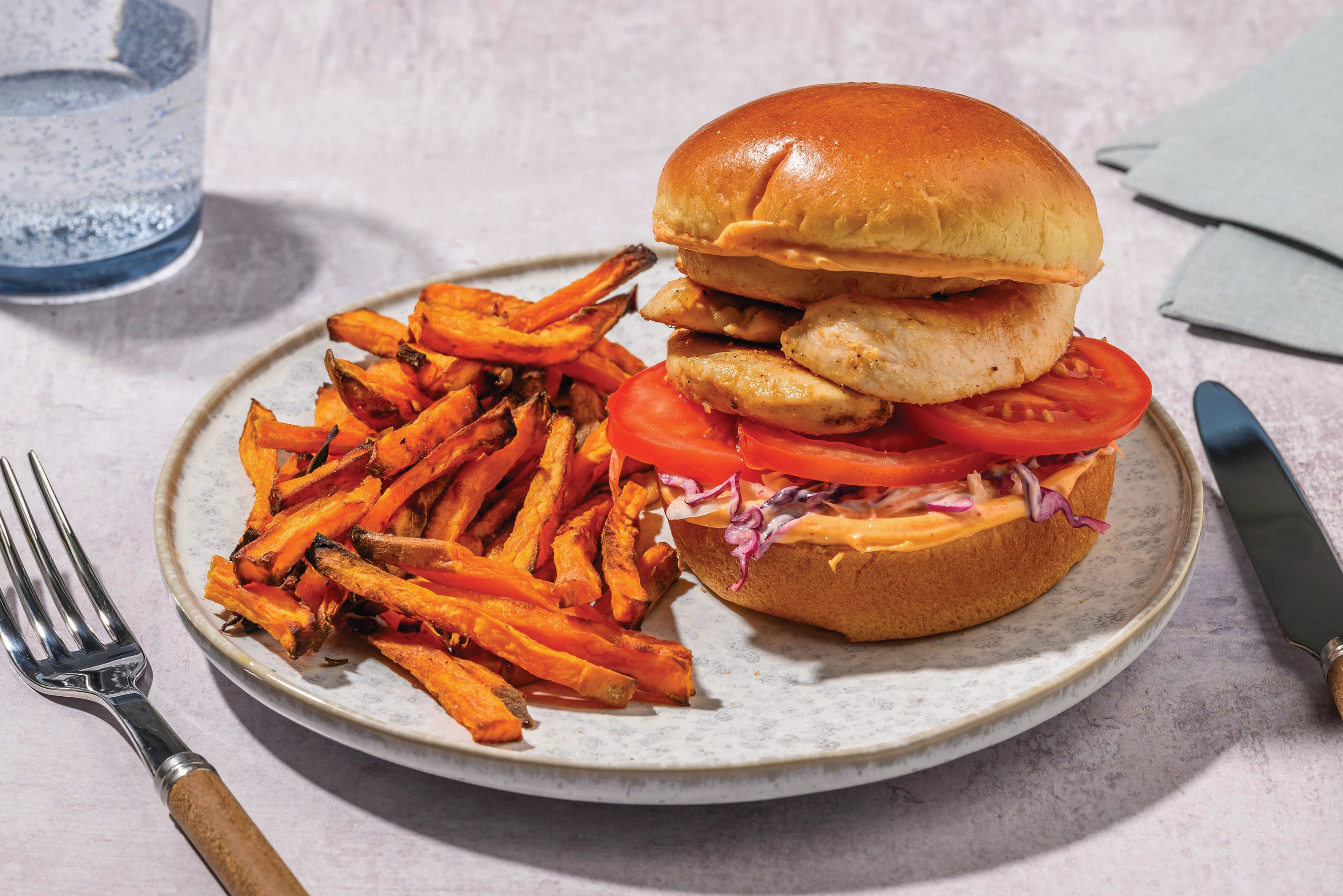 Easy As American-Spiced Chicken Burger