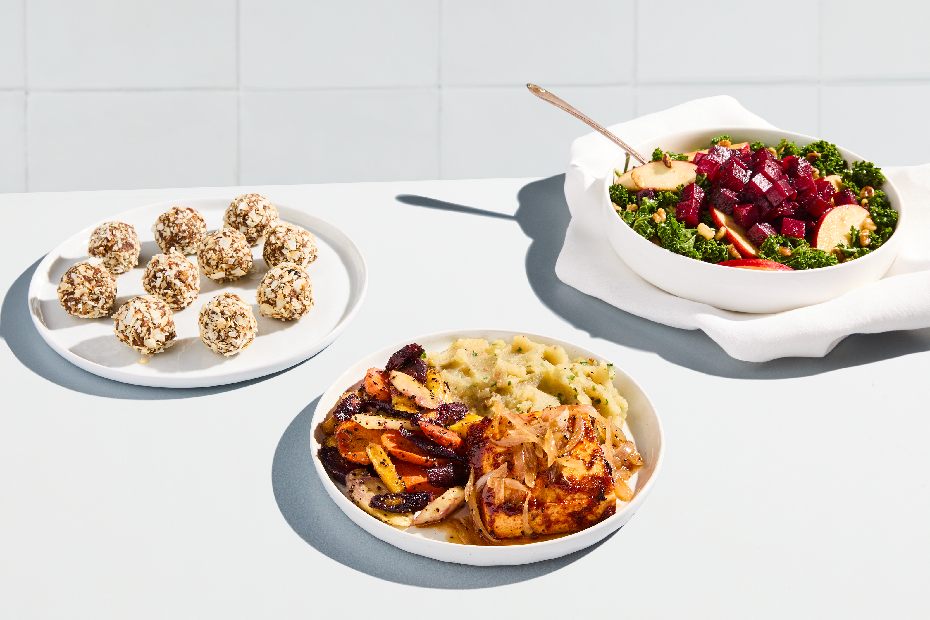 Three-Course Marinated Tofu Dinner