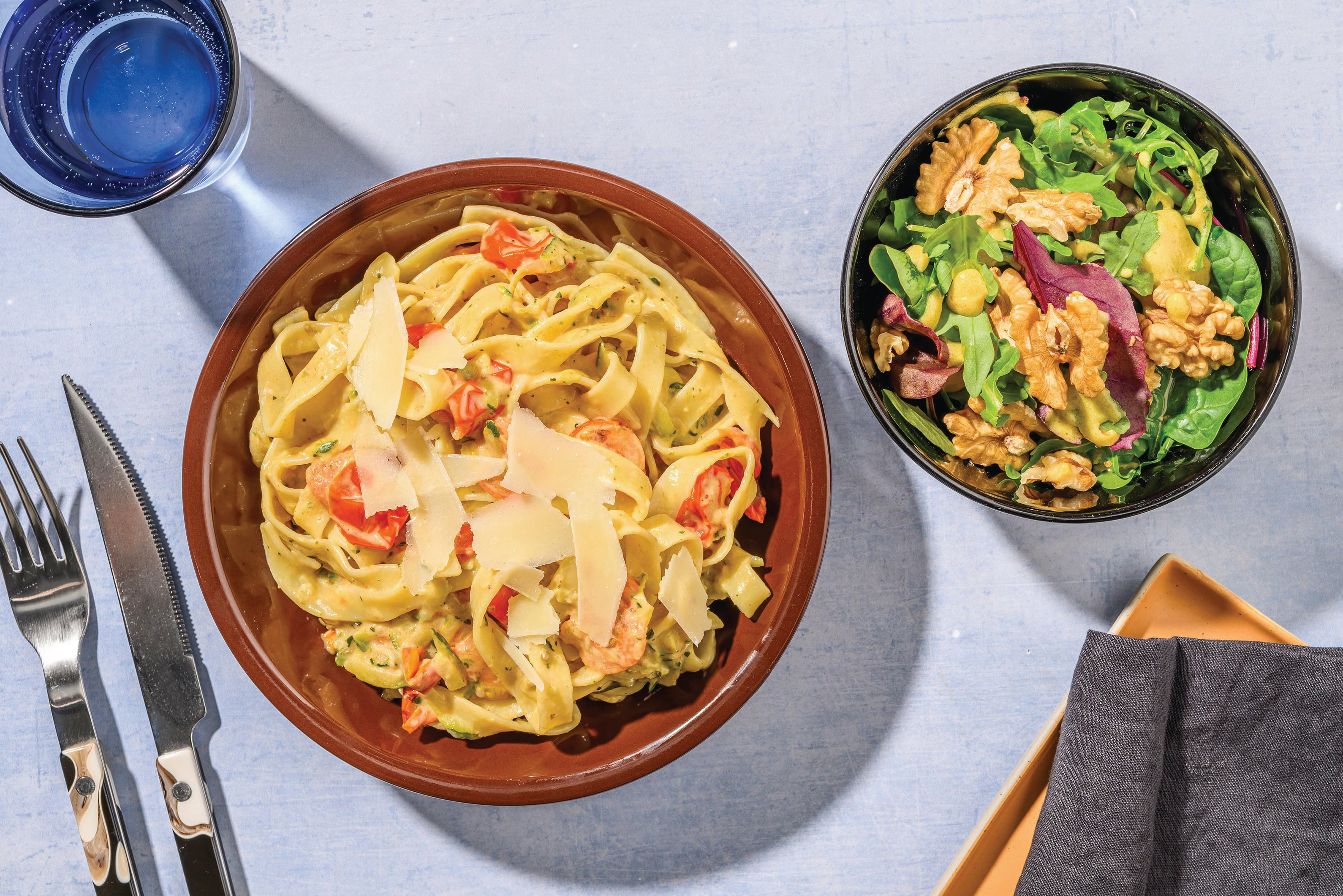 Bacon Pesto & Cherry Tomato Fasta-Pasta