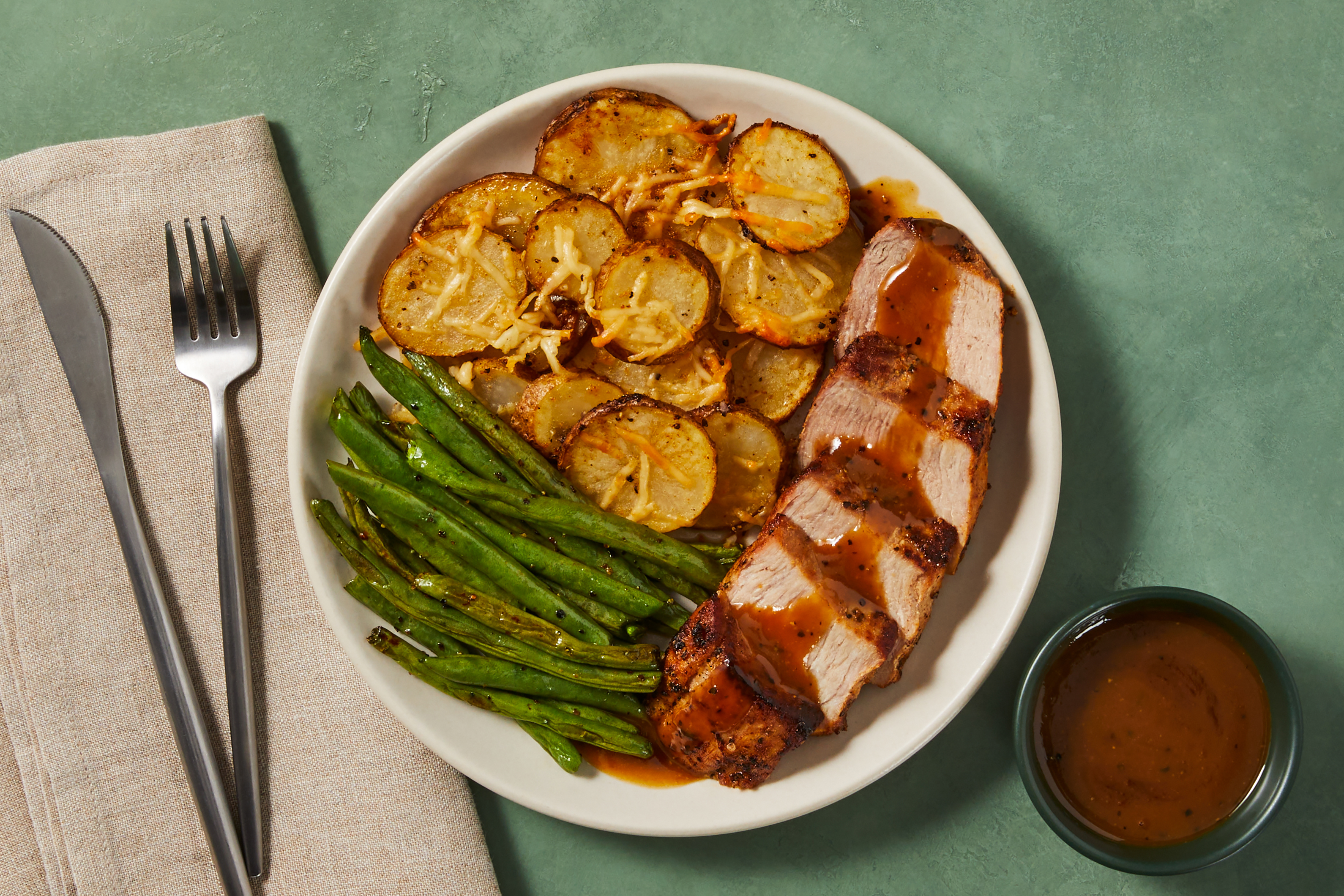 Mustard Apricot Ranch Steak