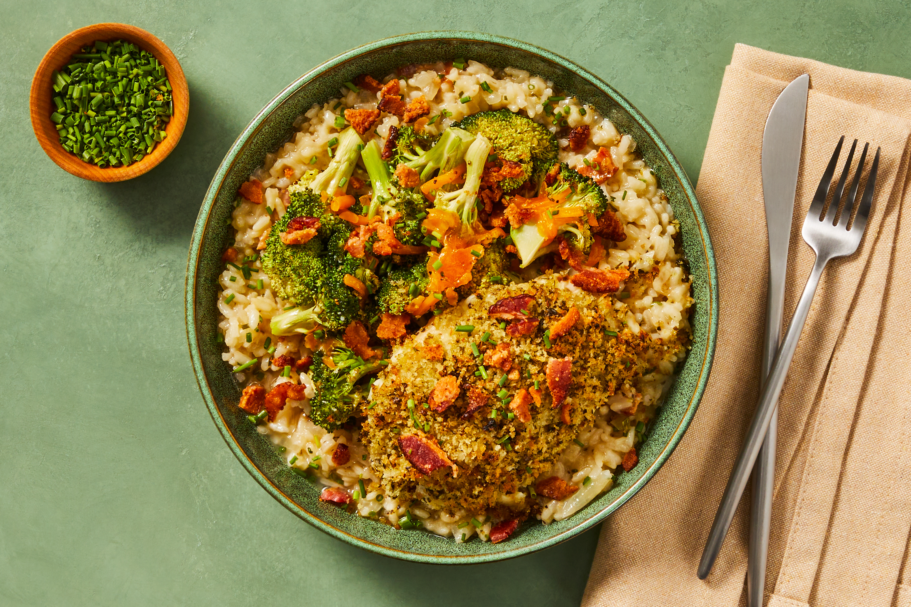 Ranchin' Chicken & Bacon Risotto