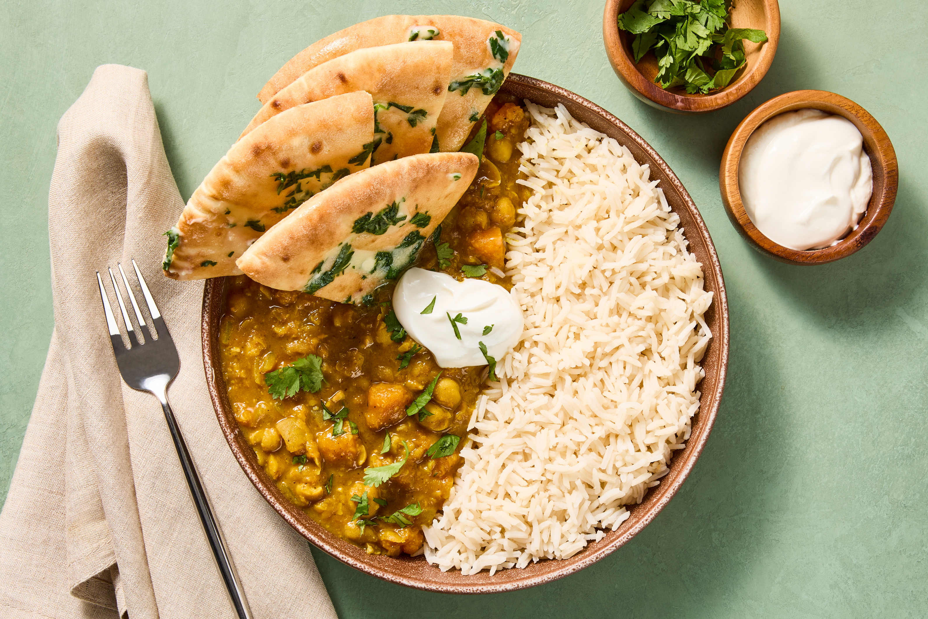 Curried Chickpea & Butternut Squash Stew