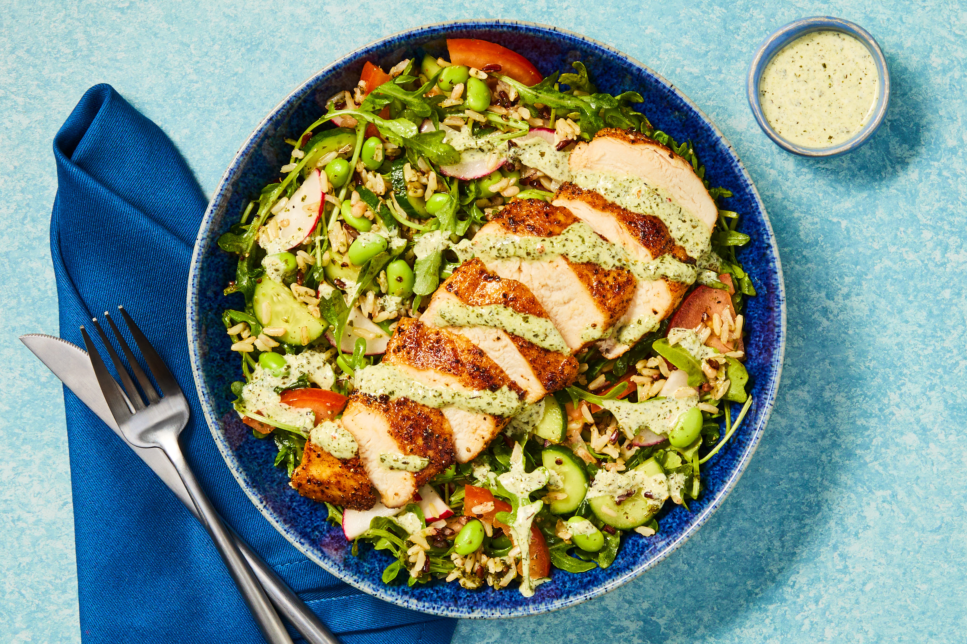 Chimichurri Chicken Grain Bowls