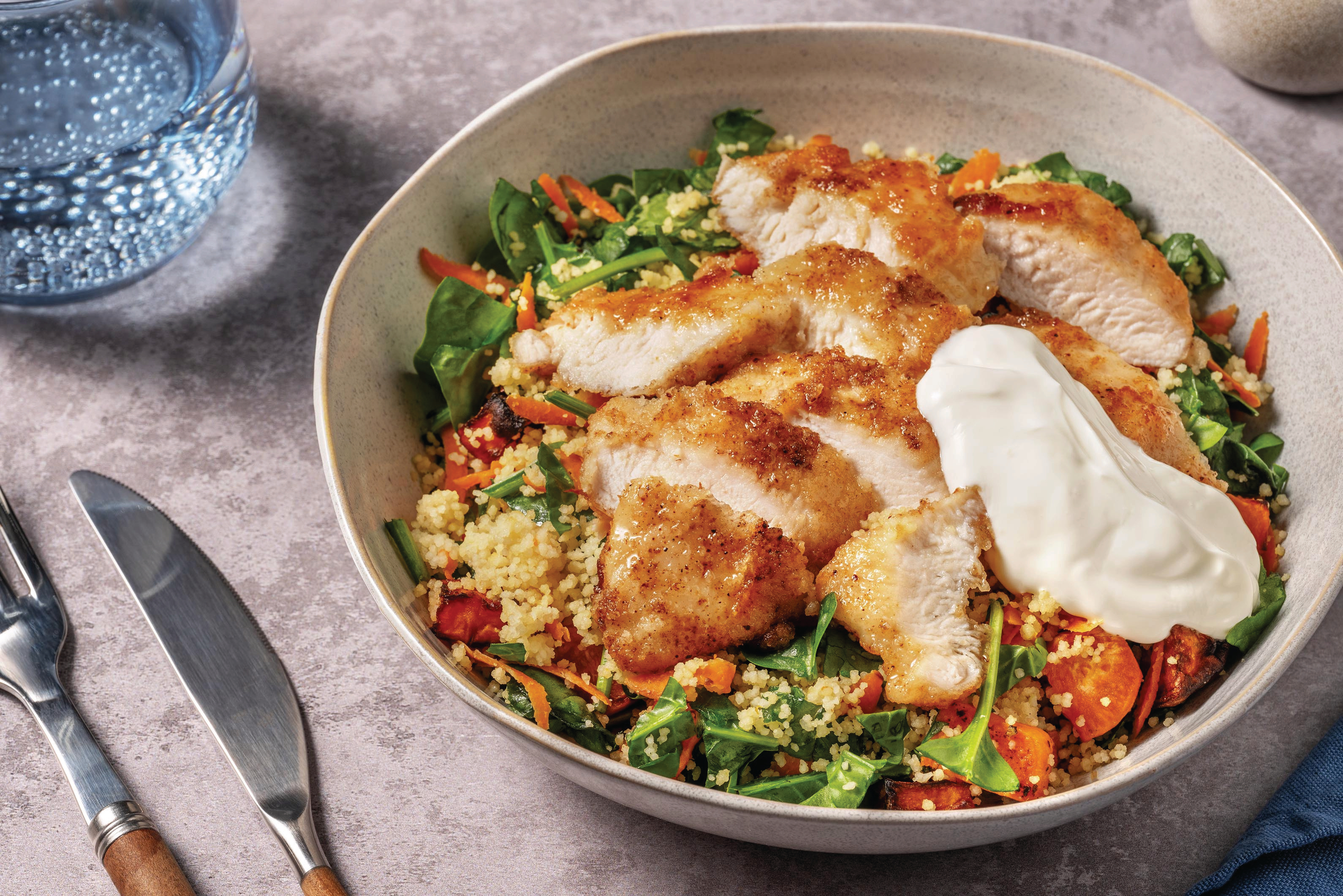 Moroccan Honey-Glazed Chicken & Haloumi