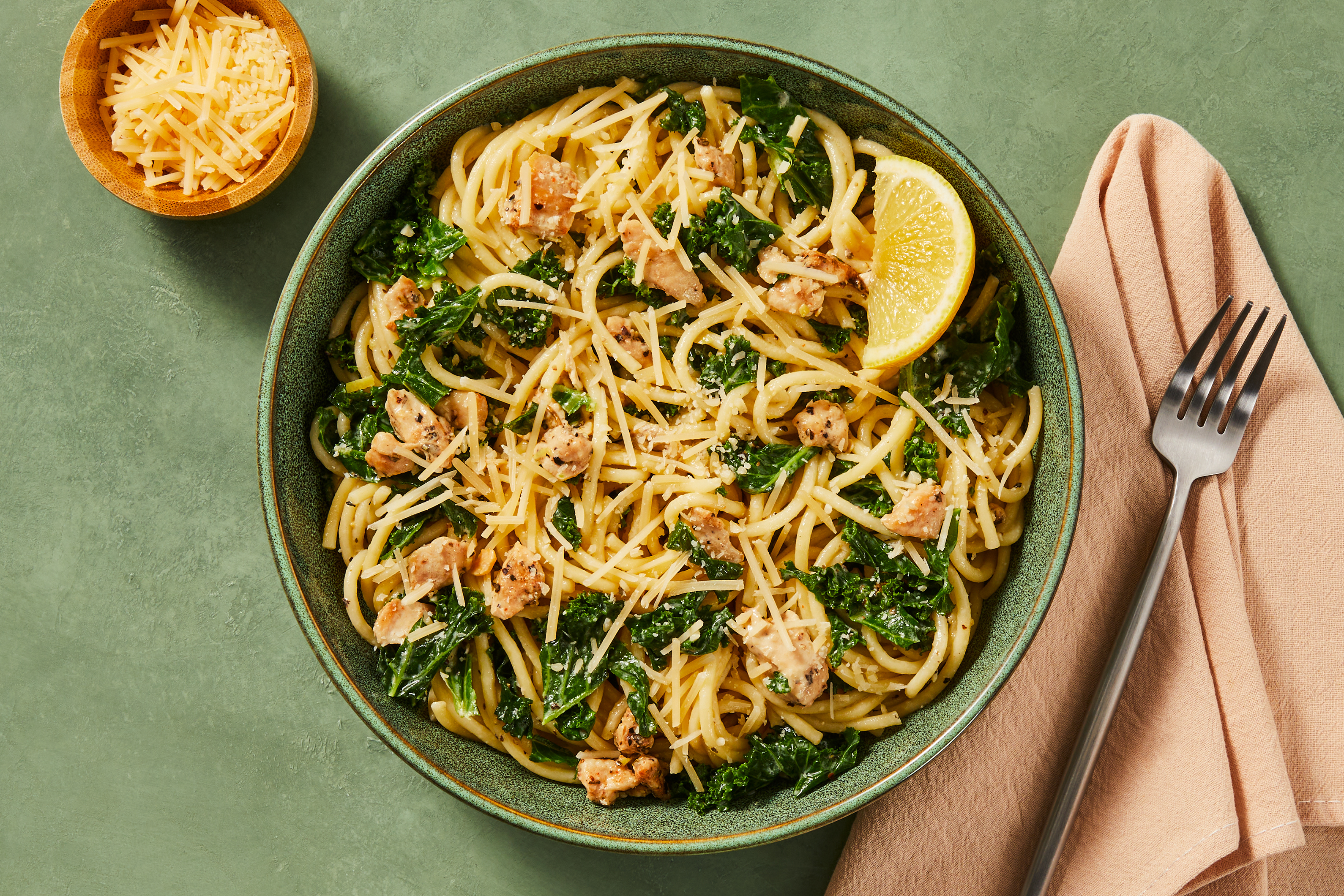 Tuscan Trattoria Shrimp & Kale Spaghetti