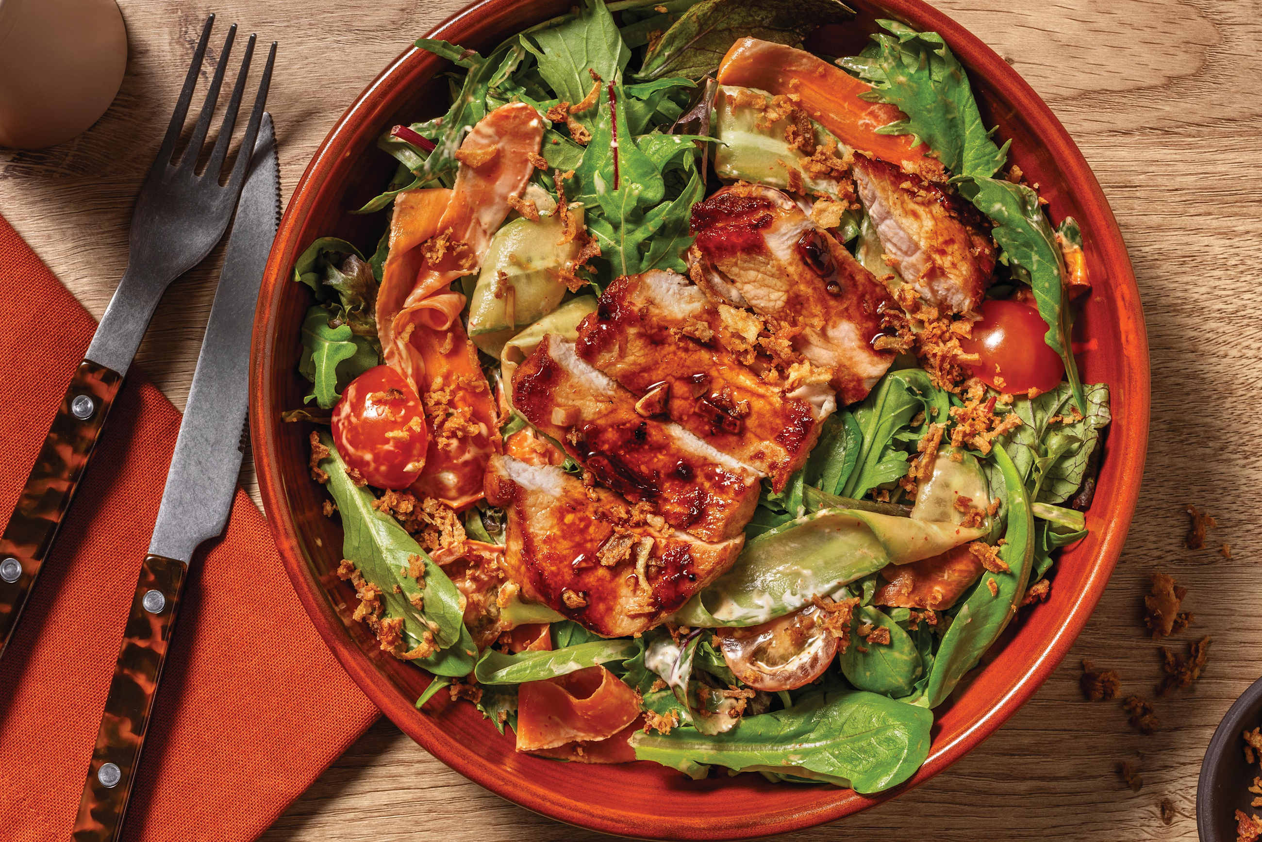 Makrut Lime Pork & Crunchy Noodle Salad