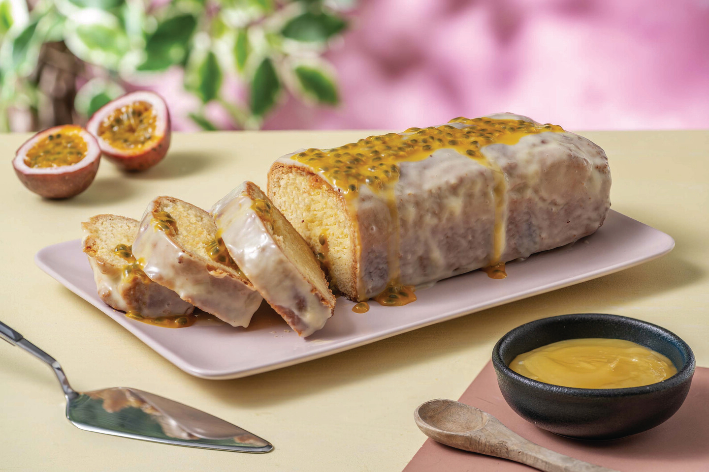 Lemon Drizzle Cake & Lemon Curd