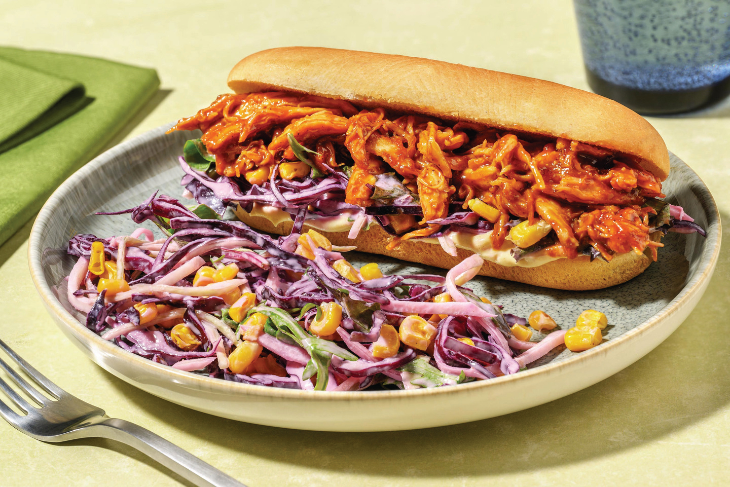 Texan-Style Pulled Chicken & Bacon Subs