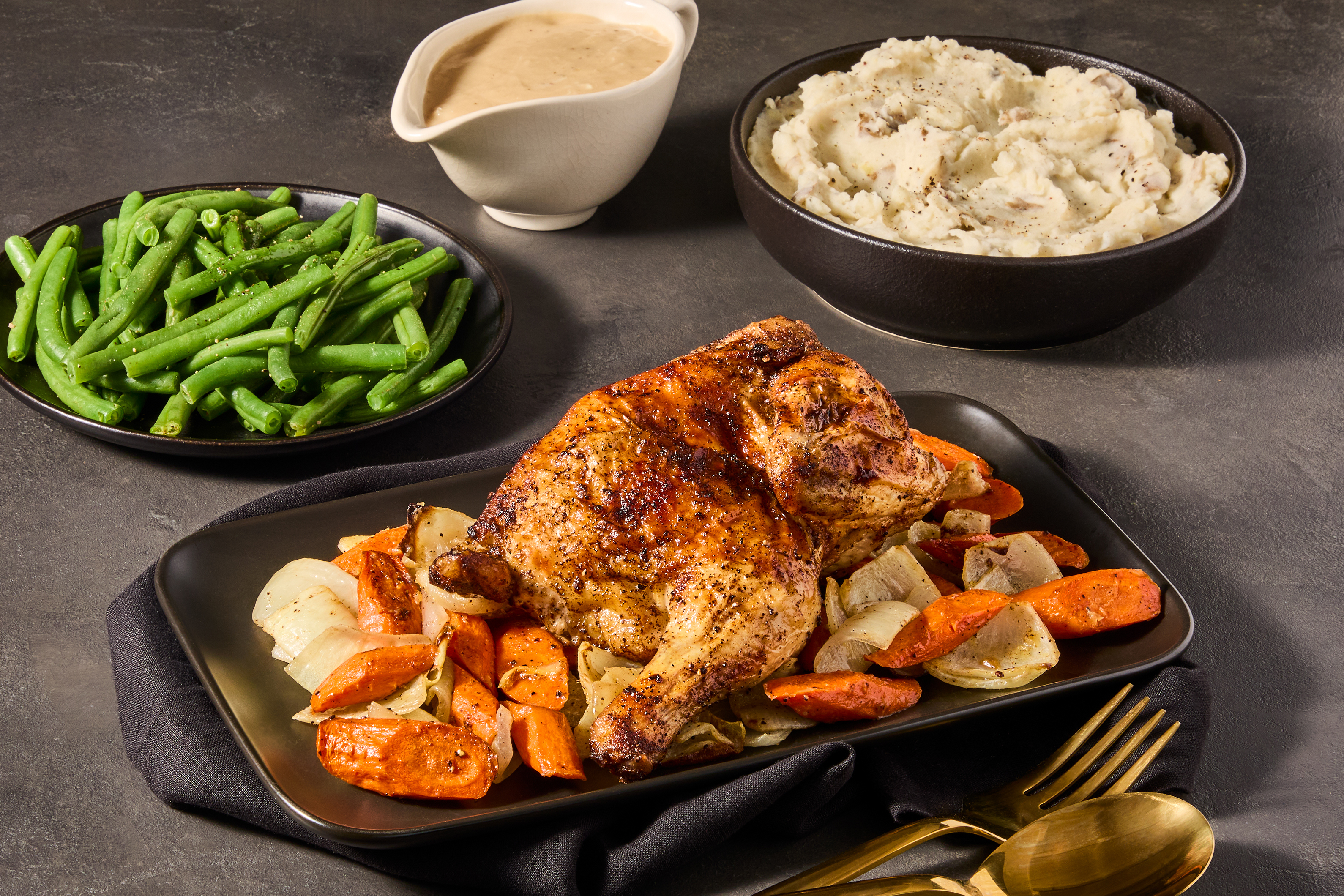 Roasted Chicken & Gravy Supper