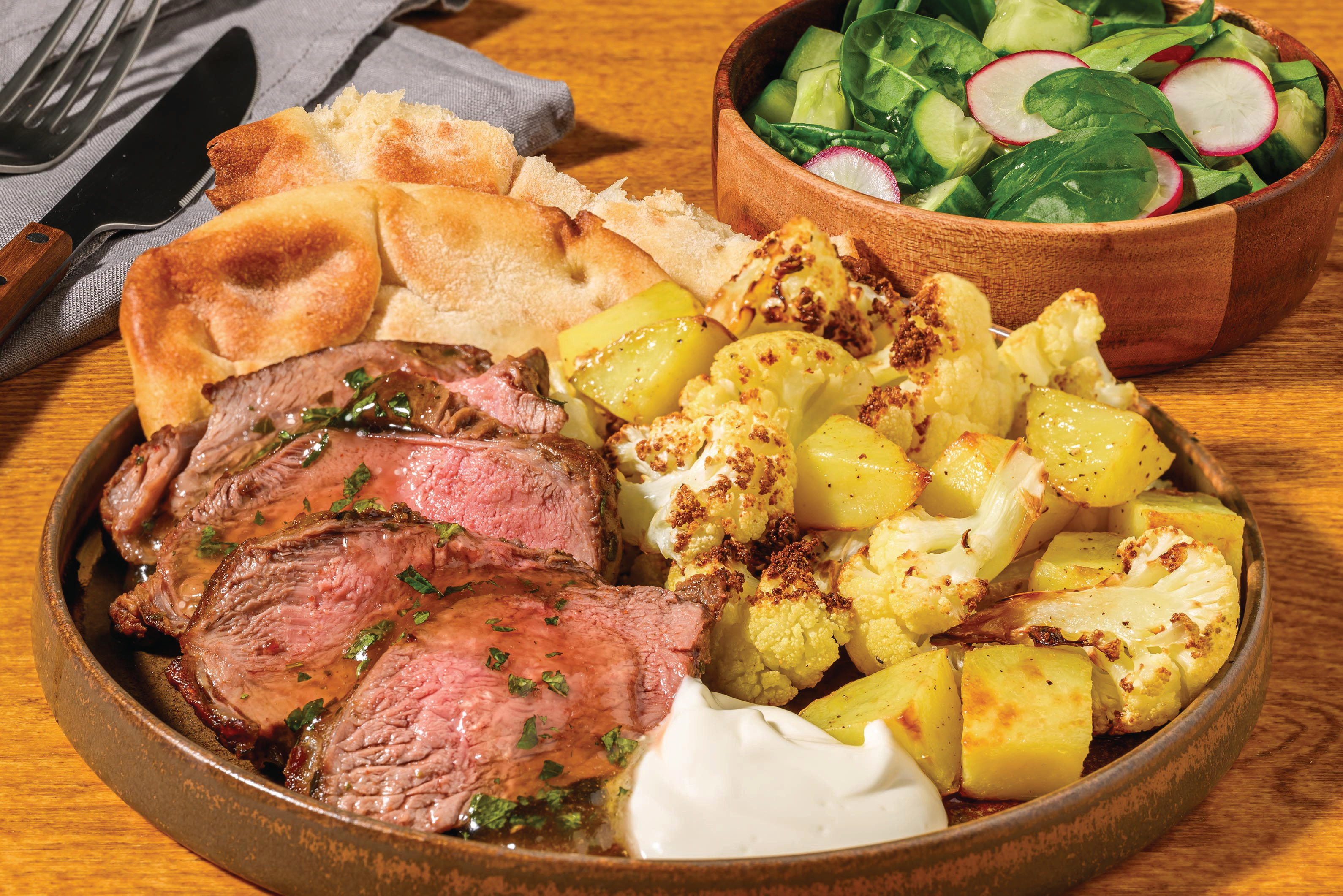 Middle Eastern Lamb Rump & Mint Sauce