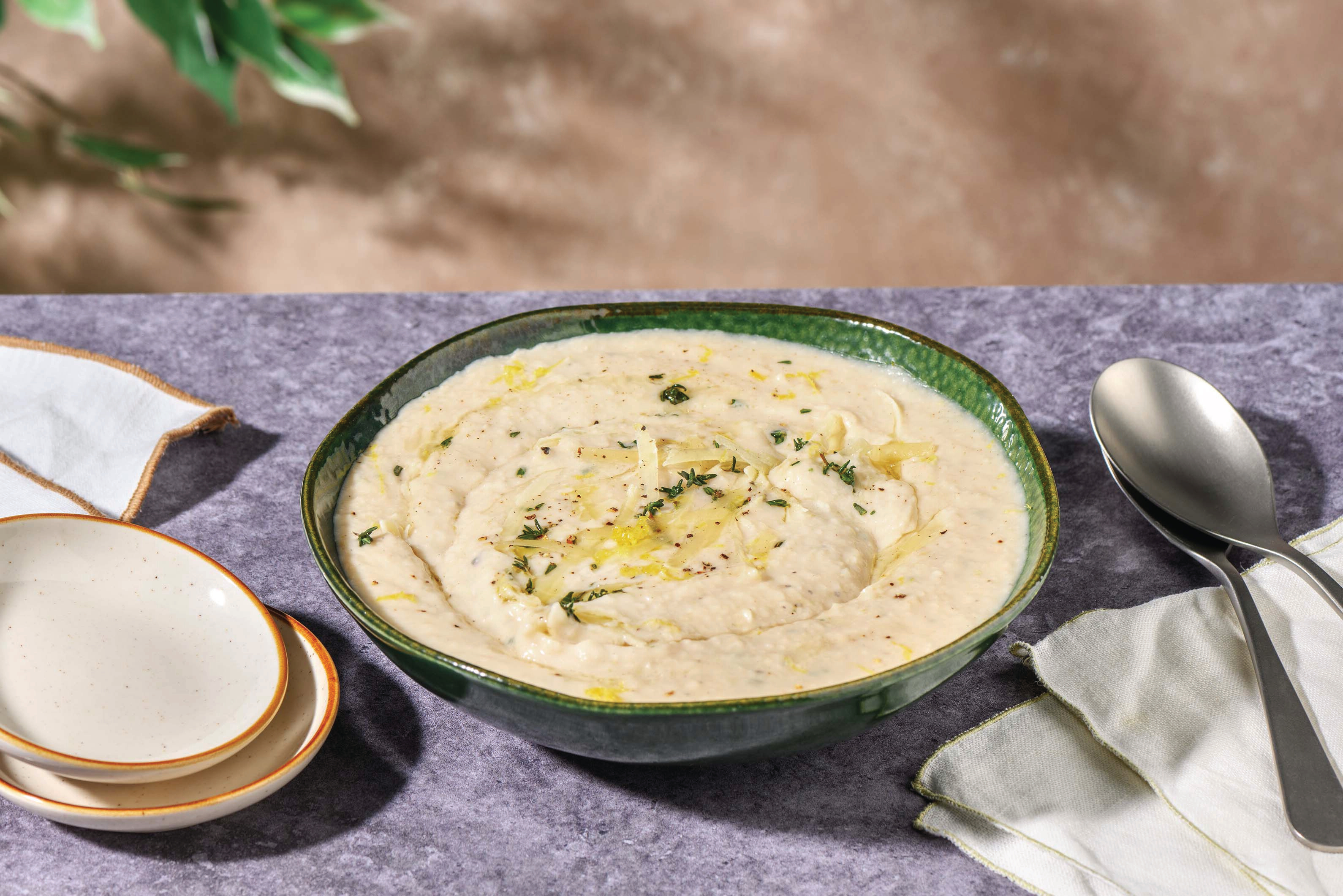 Cheesy French Bean & Onion Dip