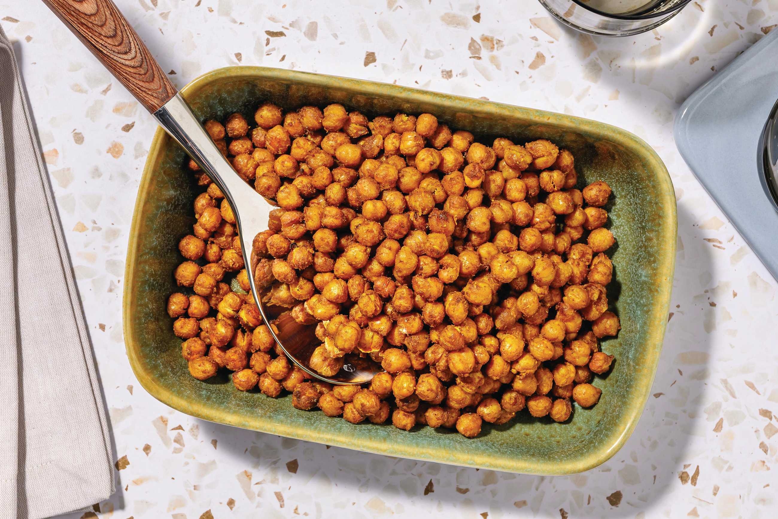 Oven-Roasted Chickpeas