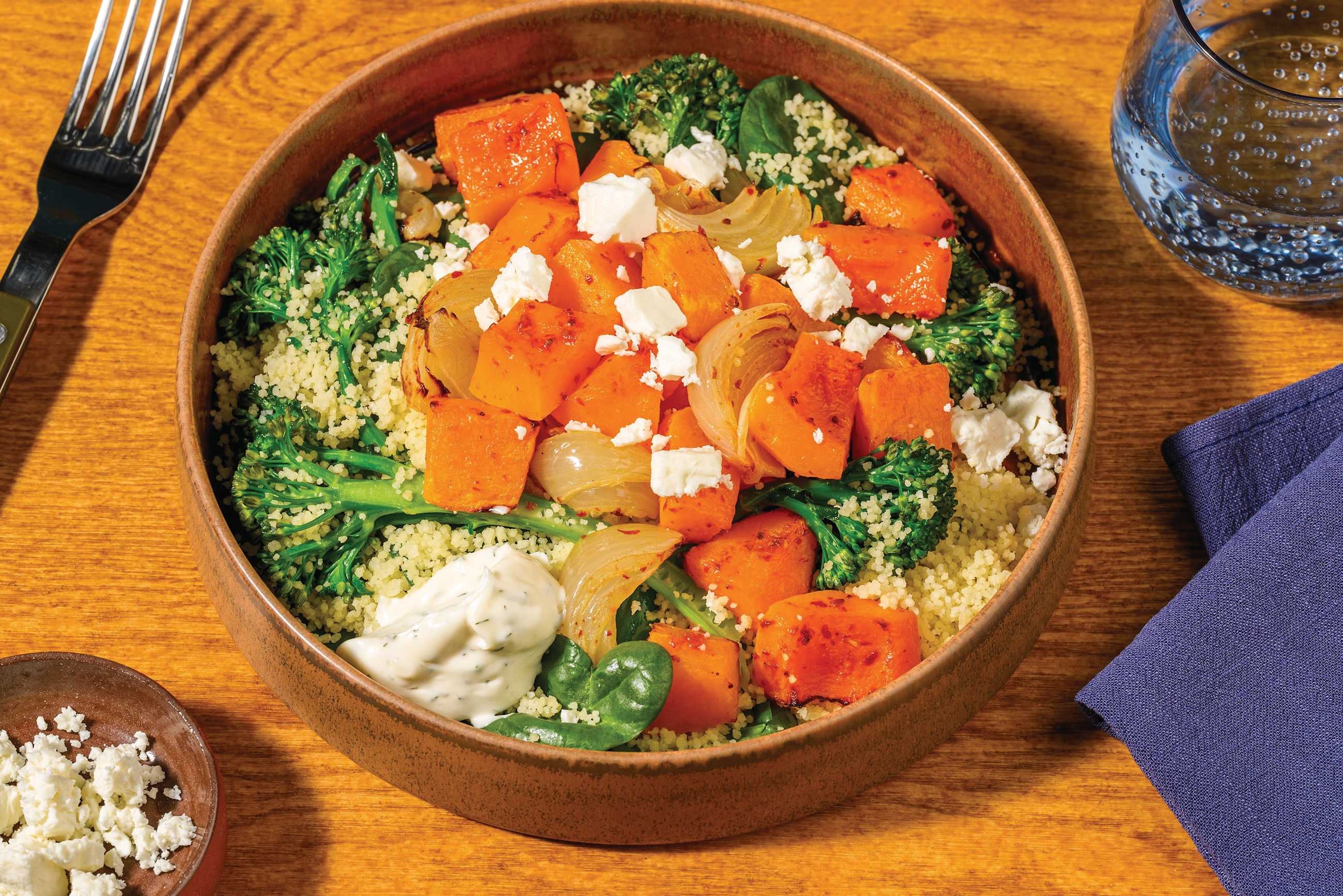 Harissa Roasted Pumpkin