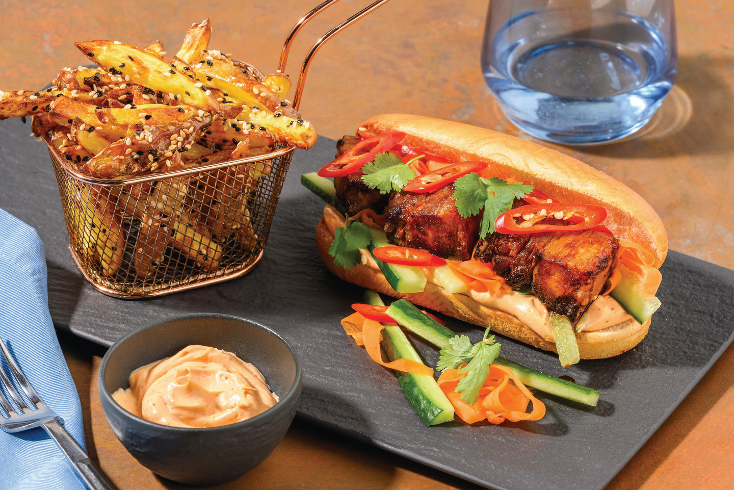 Sticky Pork Belly Banh Mi