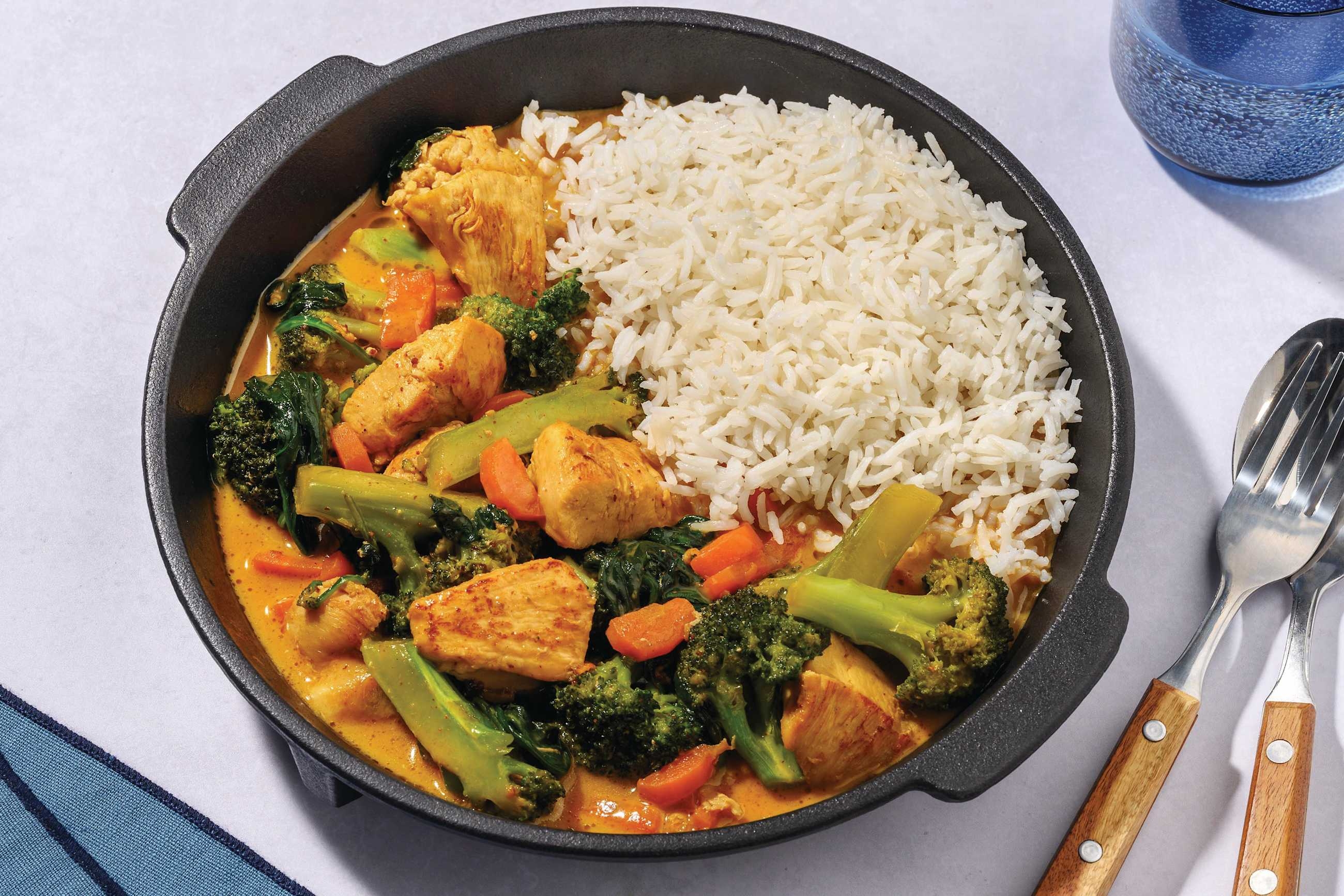 Thai-Spiced Chicken & Veggie Curry