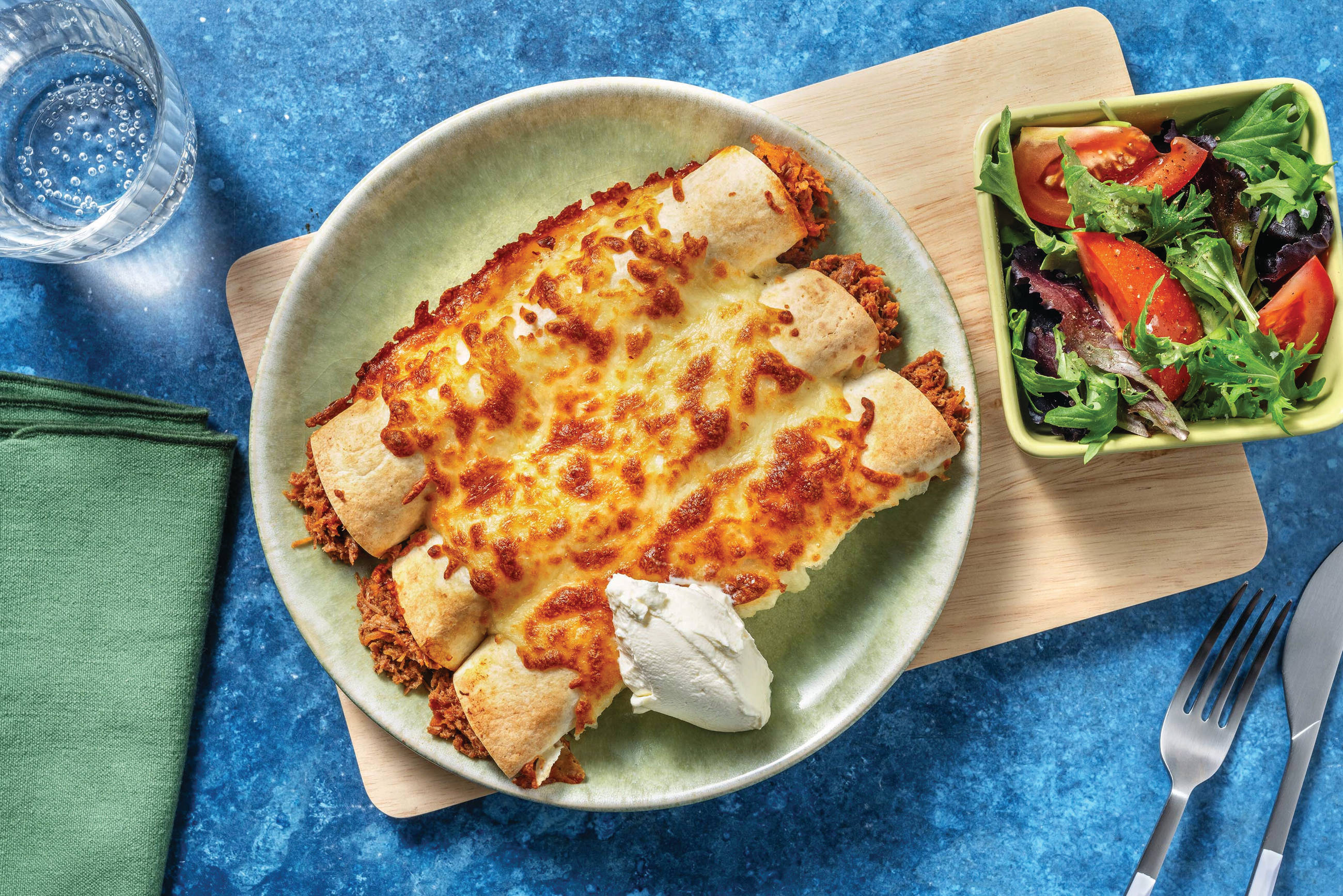 Easy As Plant-Based Mince Enchiladas