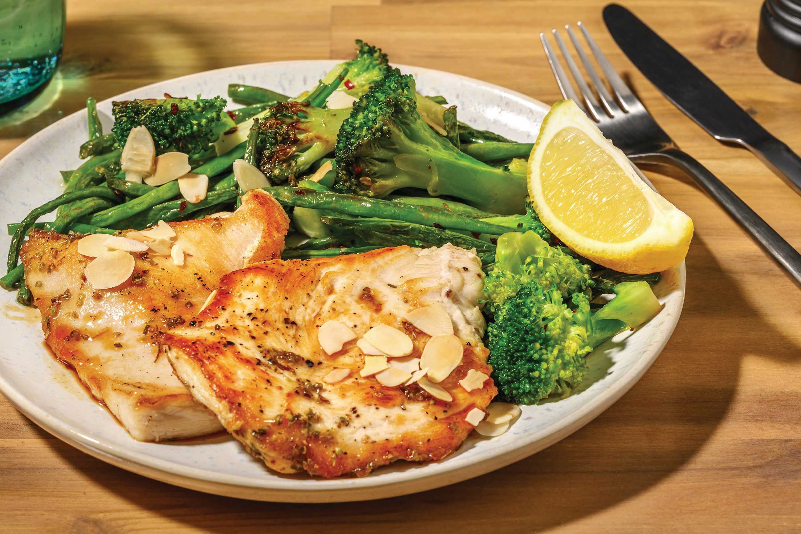 Zesty Honey-Glazed Halloumi & Garlic Greens