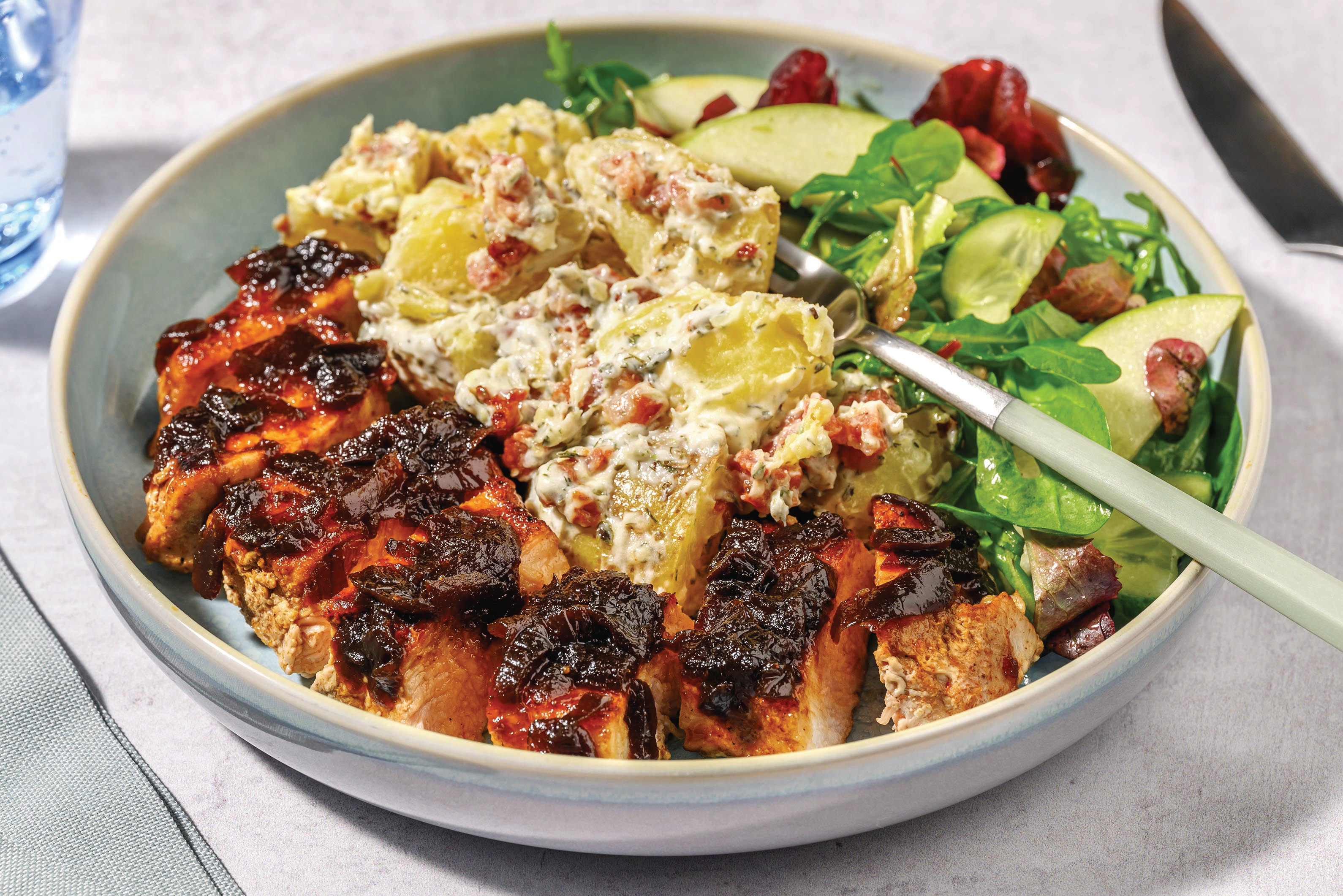 Sweet & Smokey Pork Loin Steaks