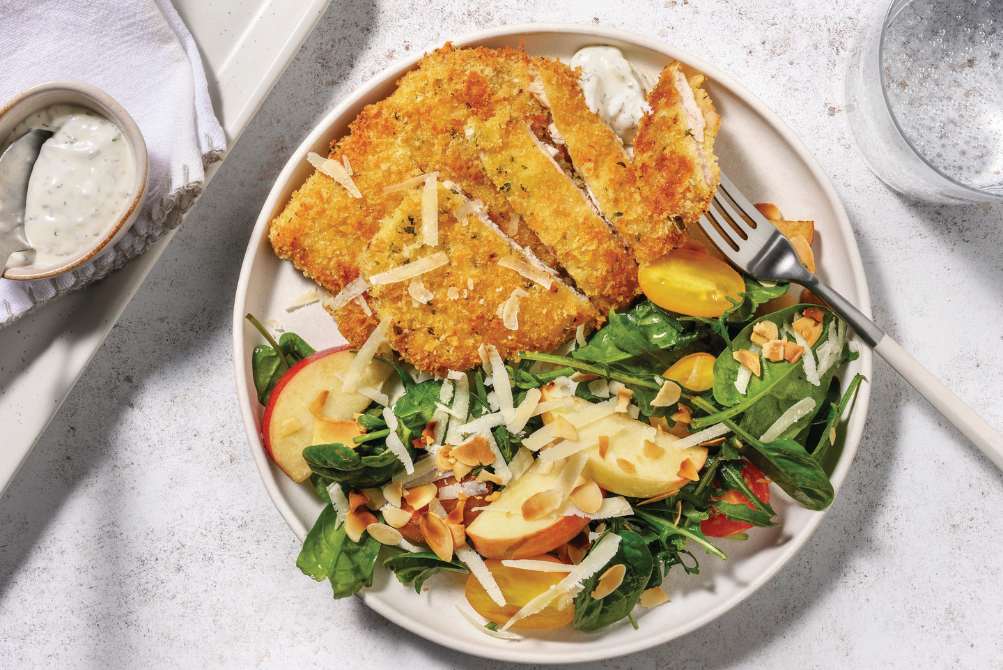 HelloHero: Pork Cotoletta & Garden Salad
