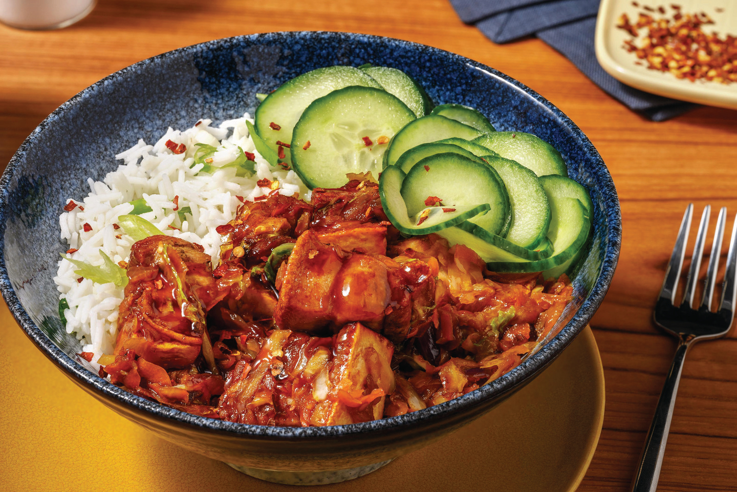 Asian-Style Braised Pork Belly & Rice