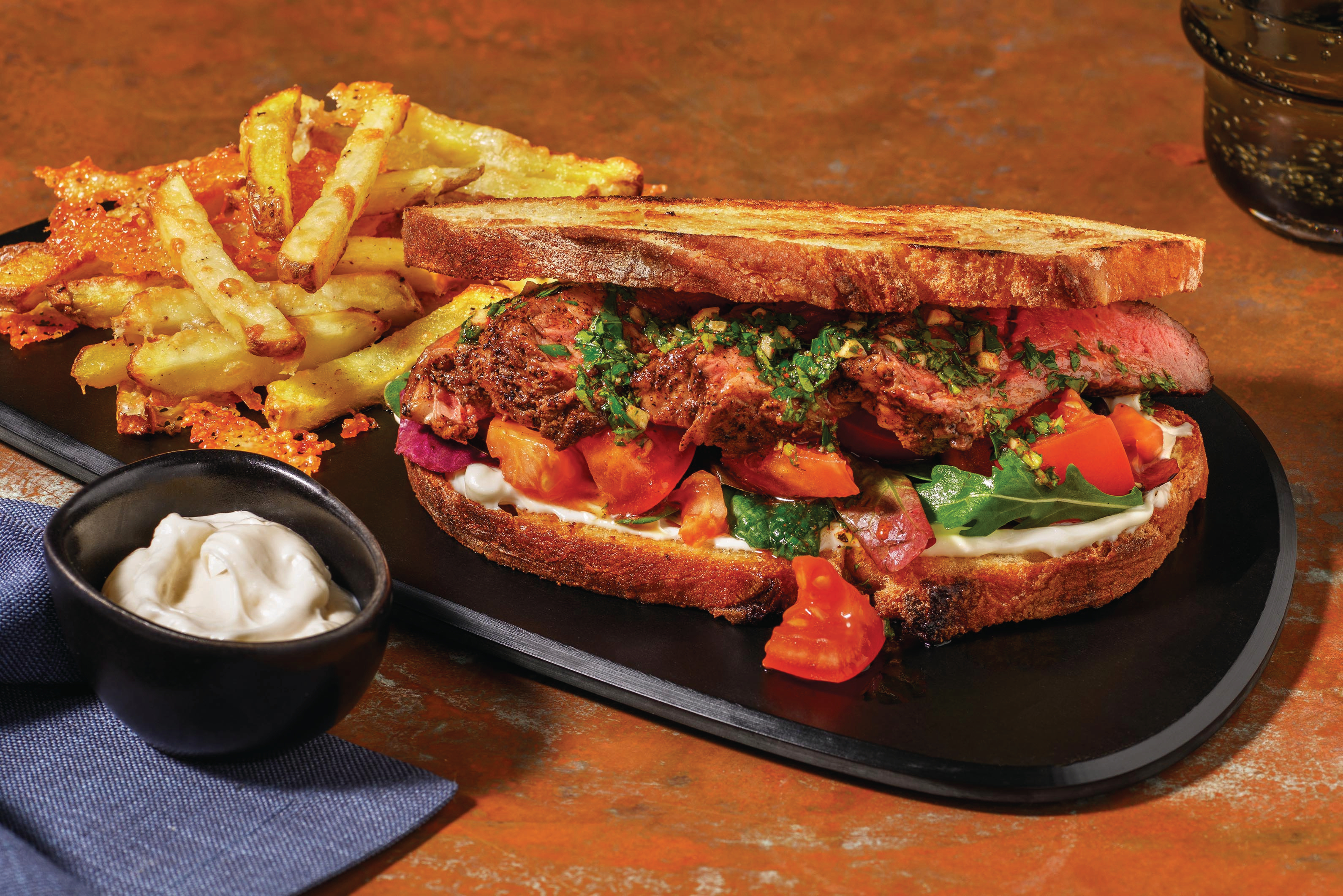 Chimichurri & Paprika Steak Sandwich