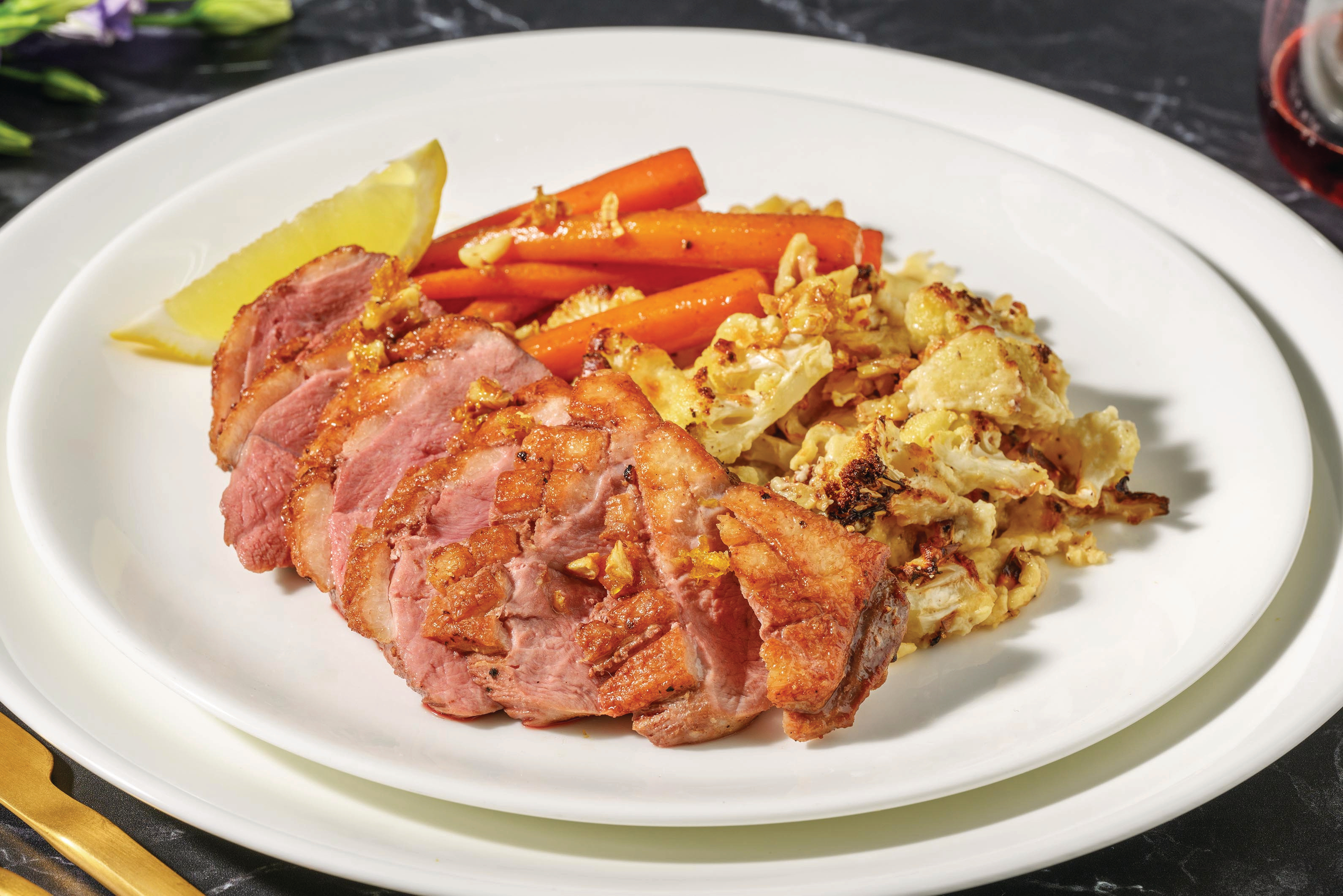 Seared Duck & Dauphinoise Cauliflower