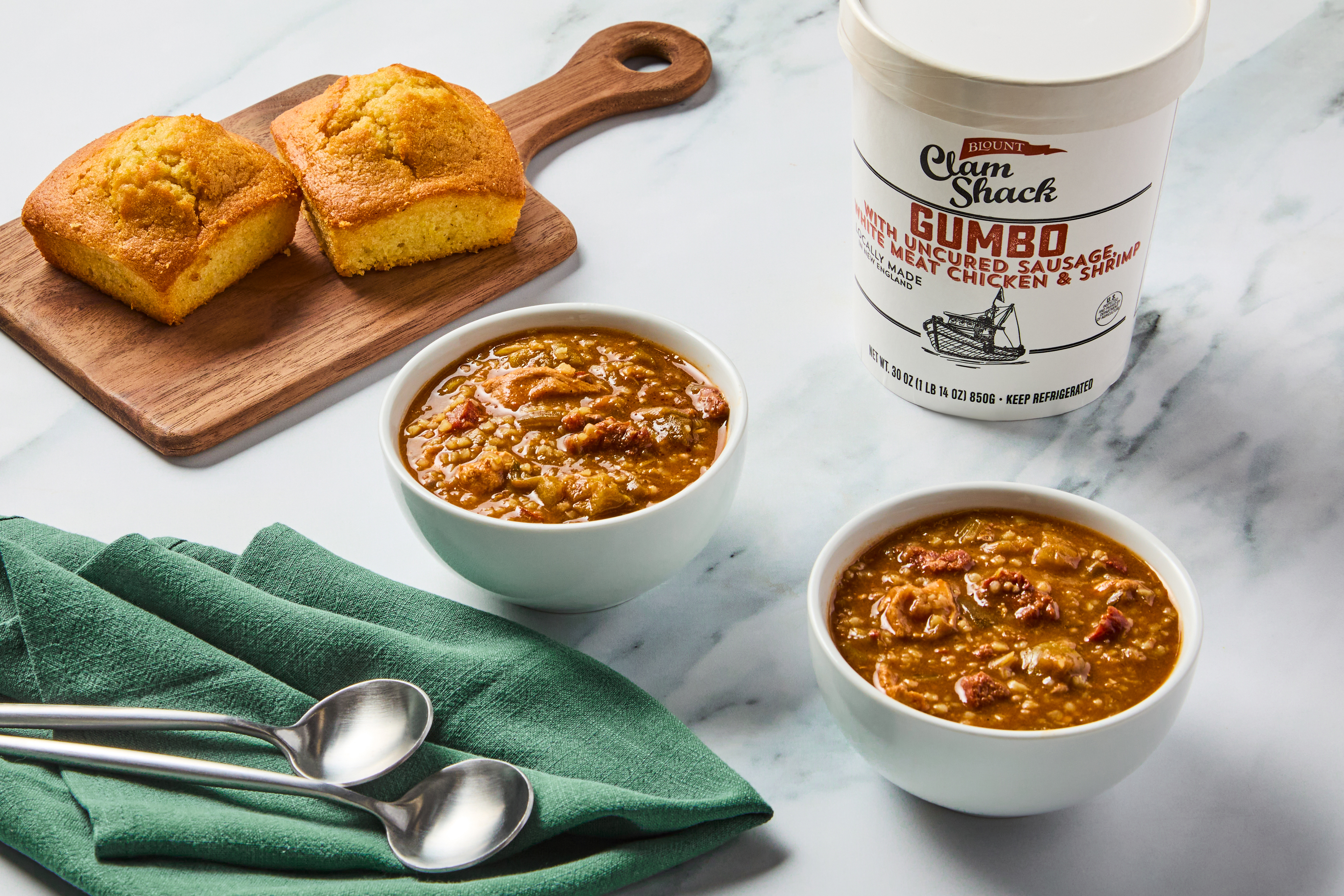 Chicken, Pork Sausage & Shrimp Gumbo