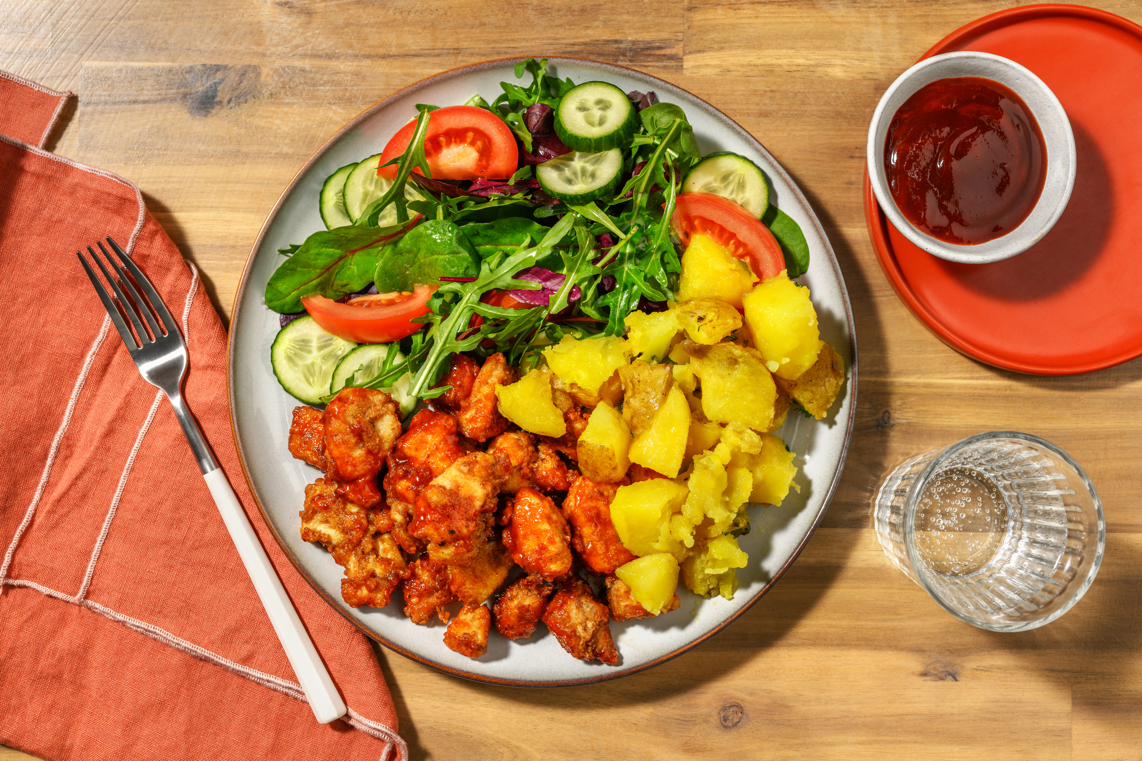 American Fried Chicken & Buffalo Sauce