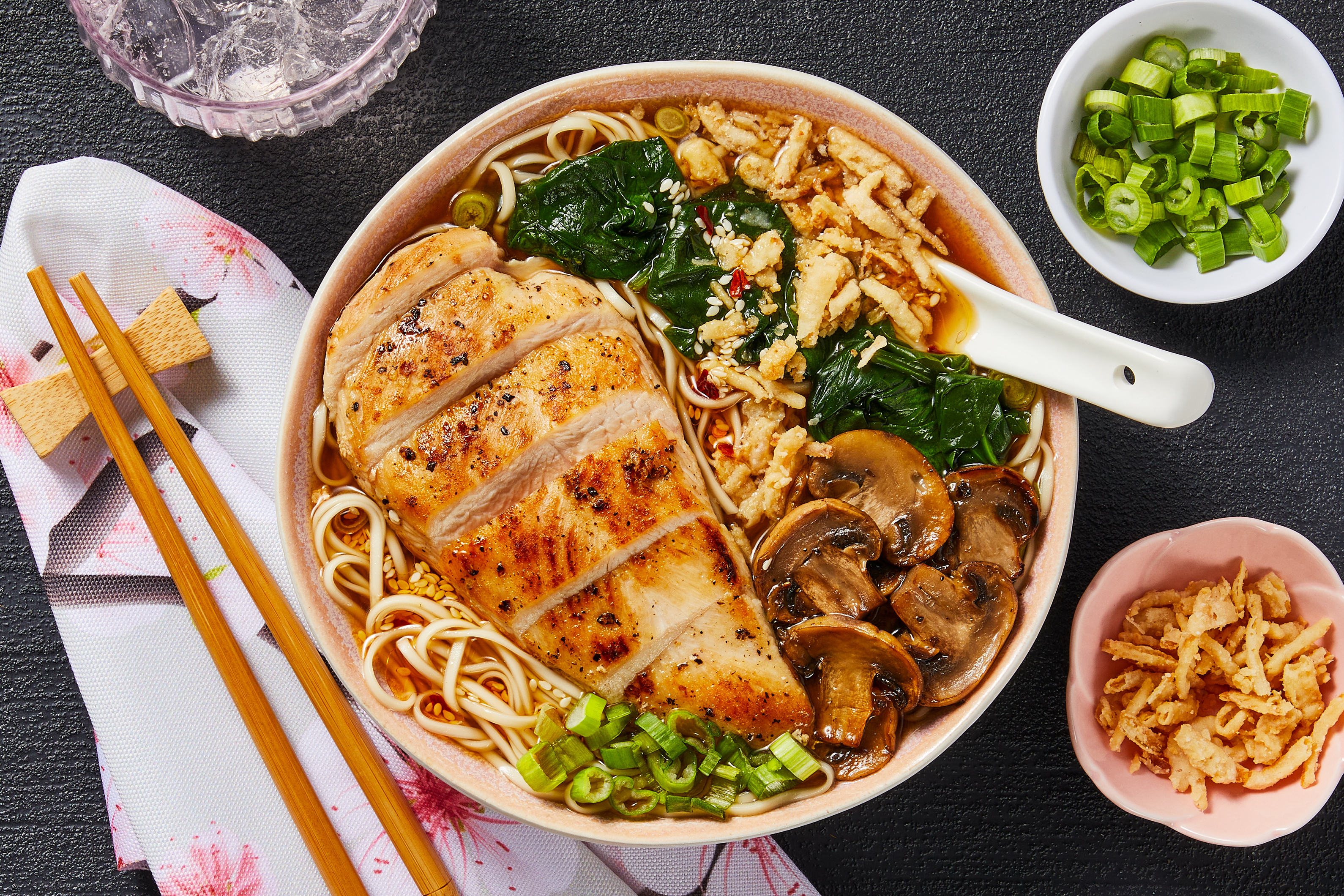 Chicken Ramen in a Shoyu-Style Broth