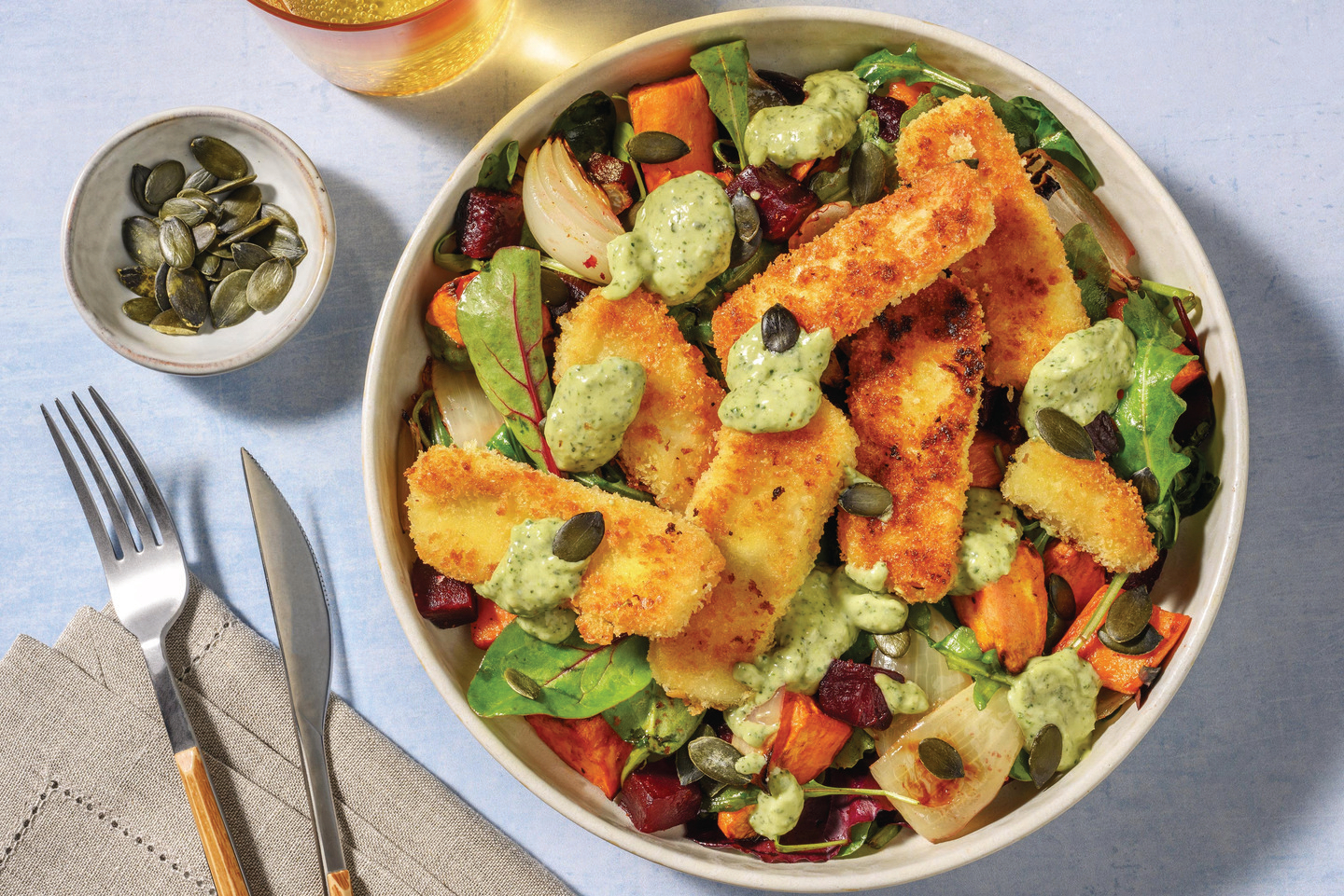 Smokey Crumbed Haloumi