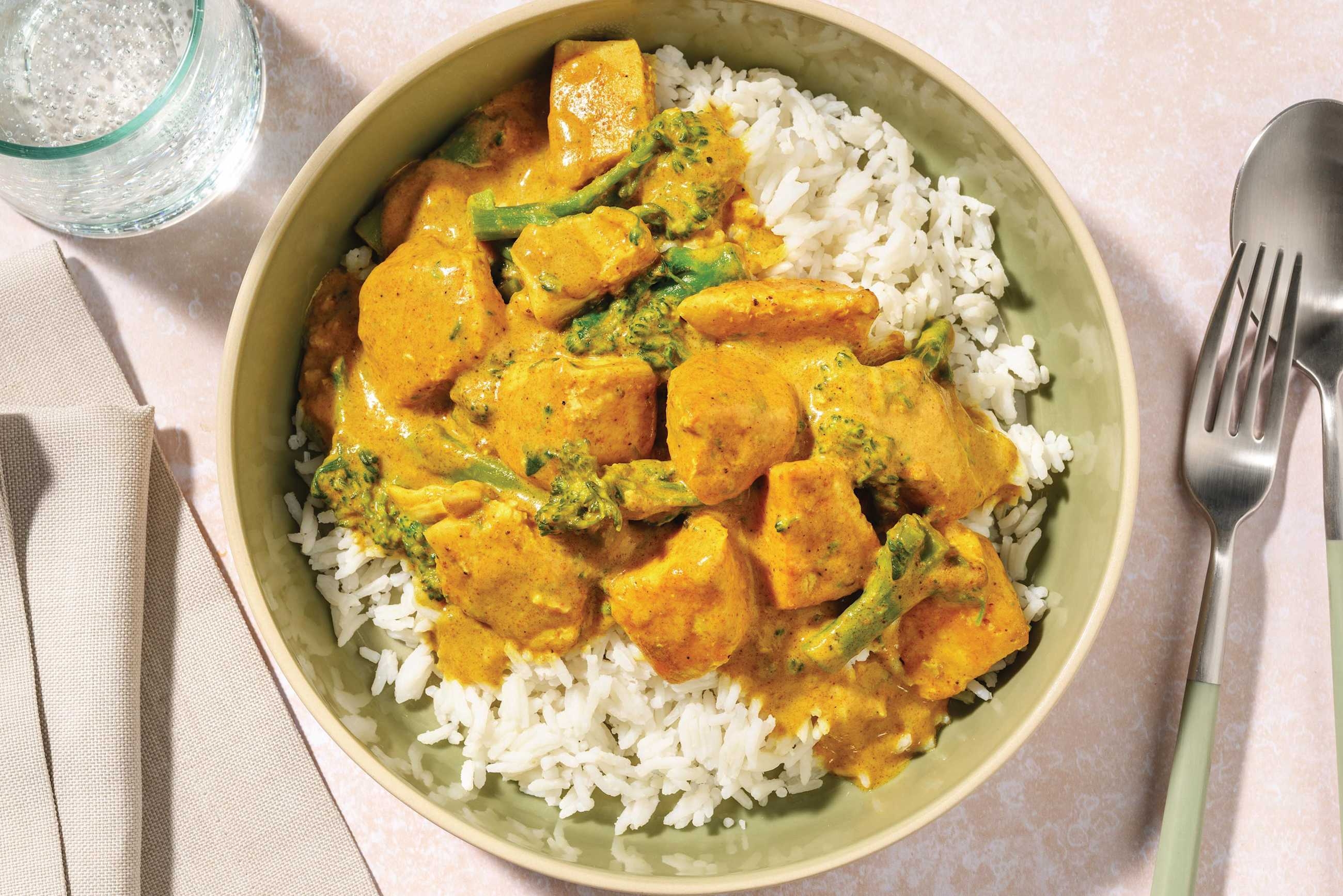 Creamy Indian Halloumi Curry