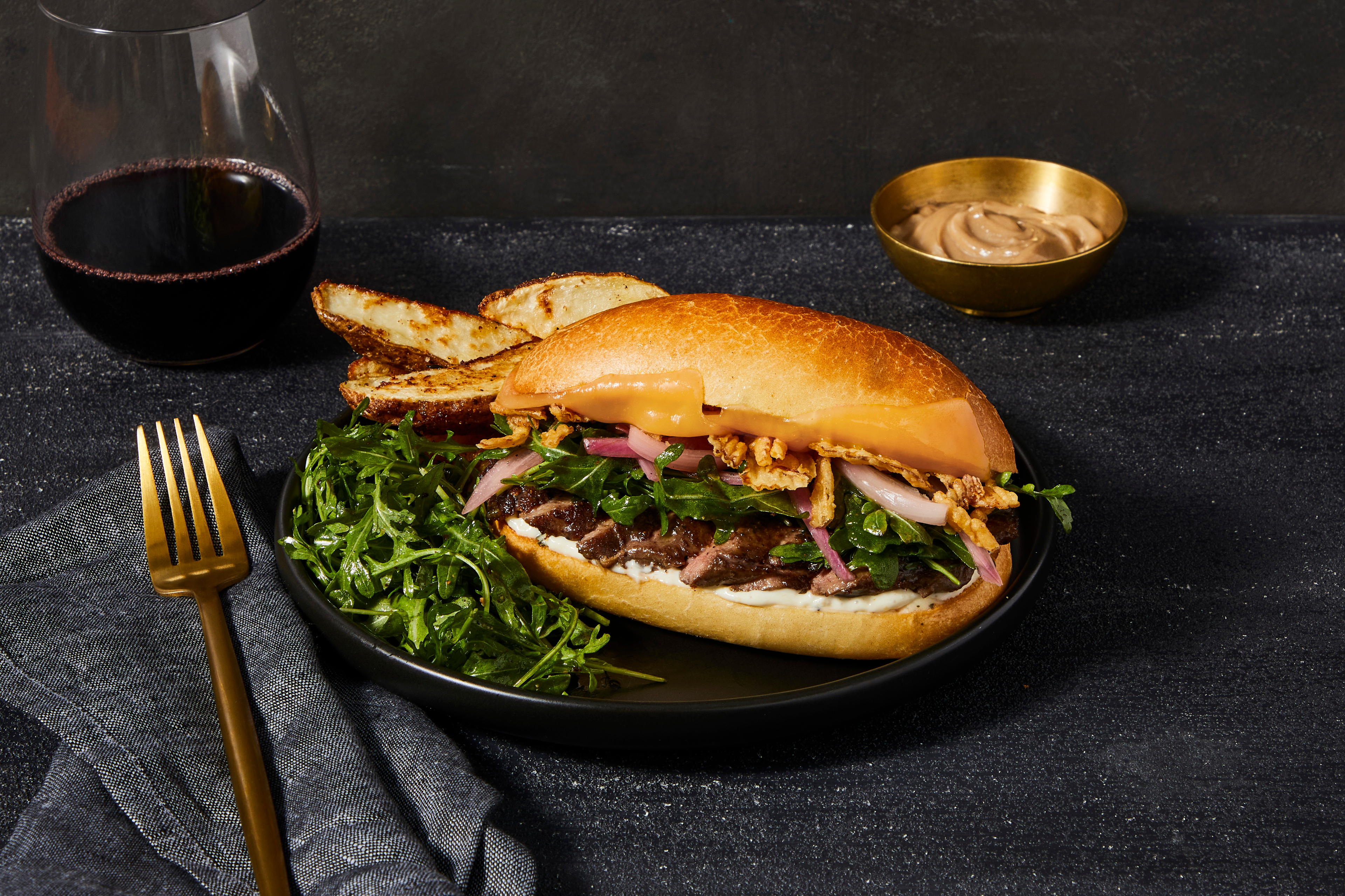 Steakhouse-Style Beef Tenderloin Sandos