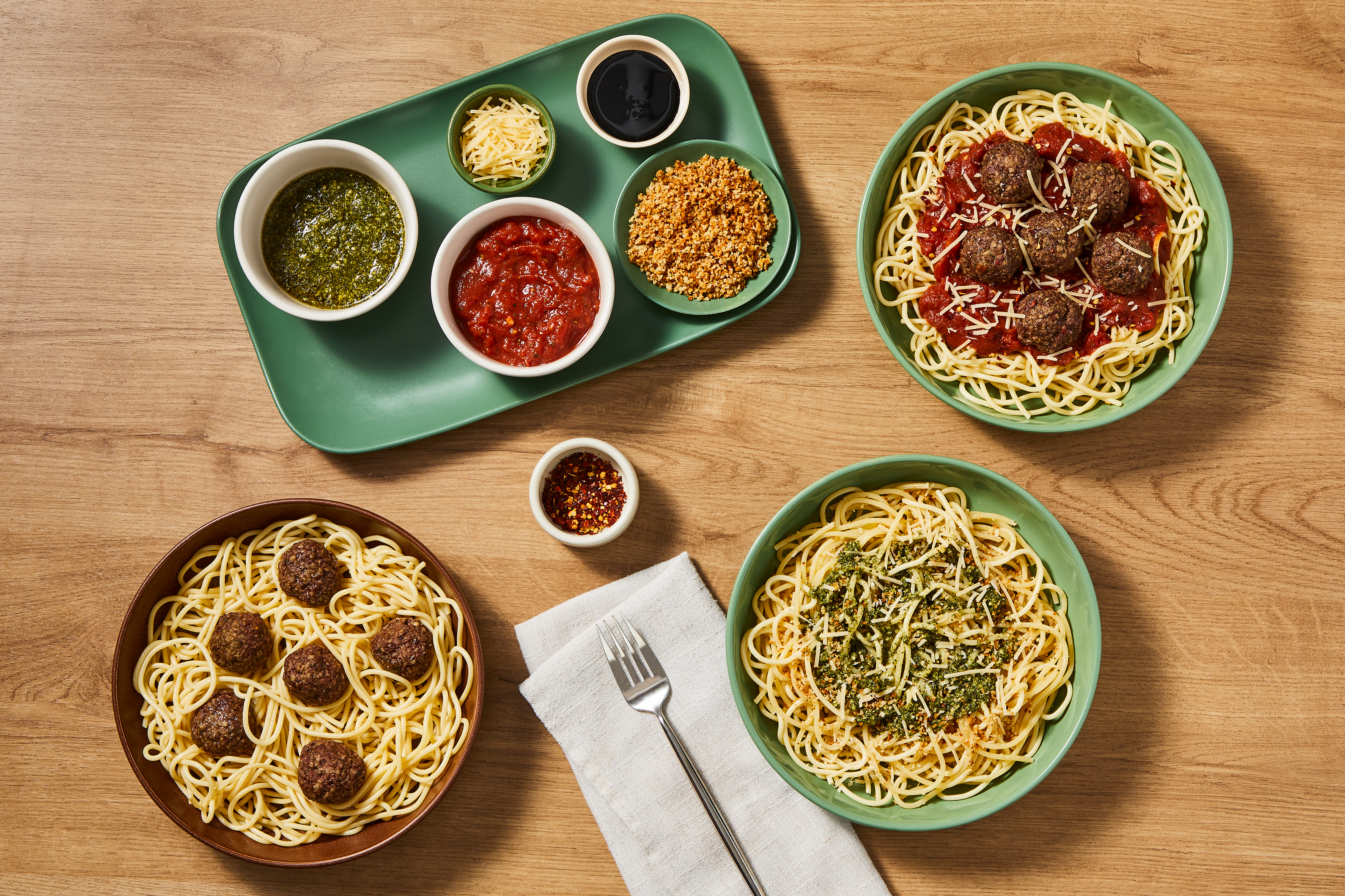 Pasta Night Spaghetti & Meatballs Bar